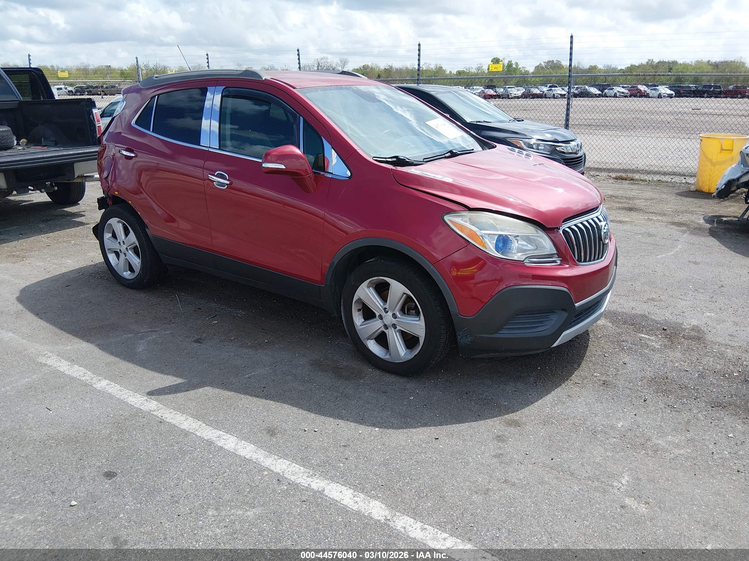 2015 Buick Encore   Red vin: KL4CJASB5FB245253