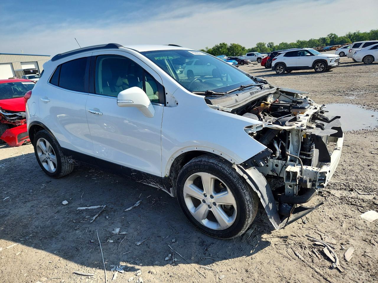 2016 Buick Encore White vin: KL4CJASB5GB668397