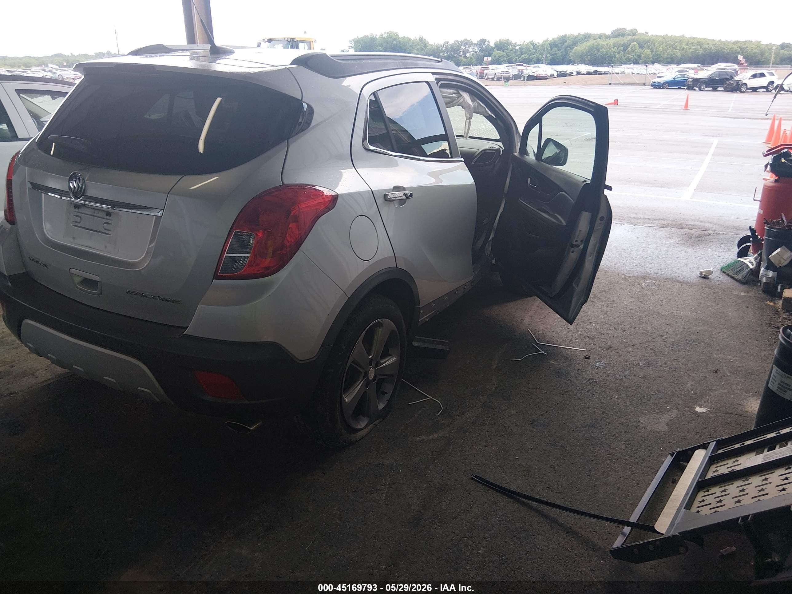 2013 Buick Encore   Серебряный vin: KL4CJASB6DB198652