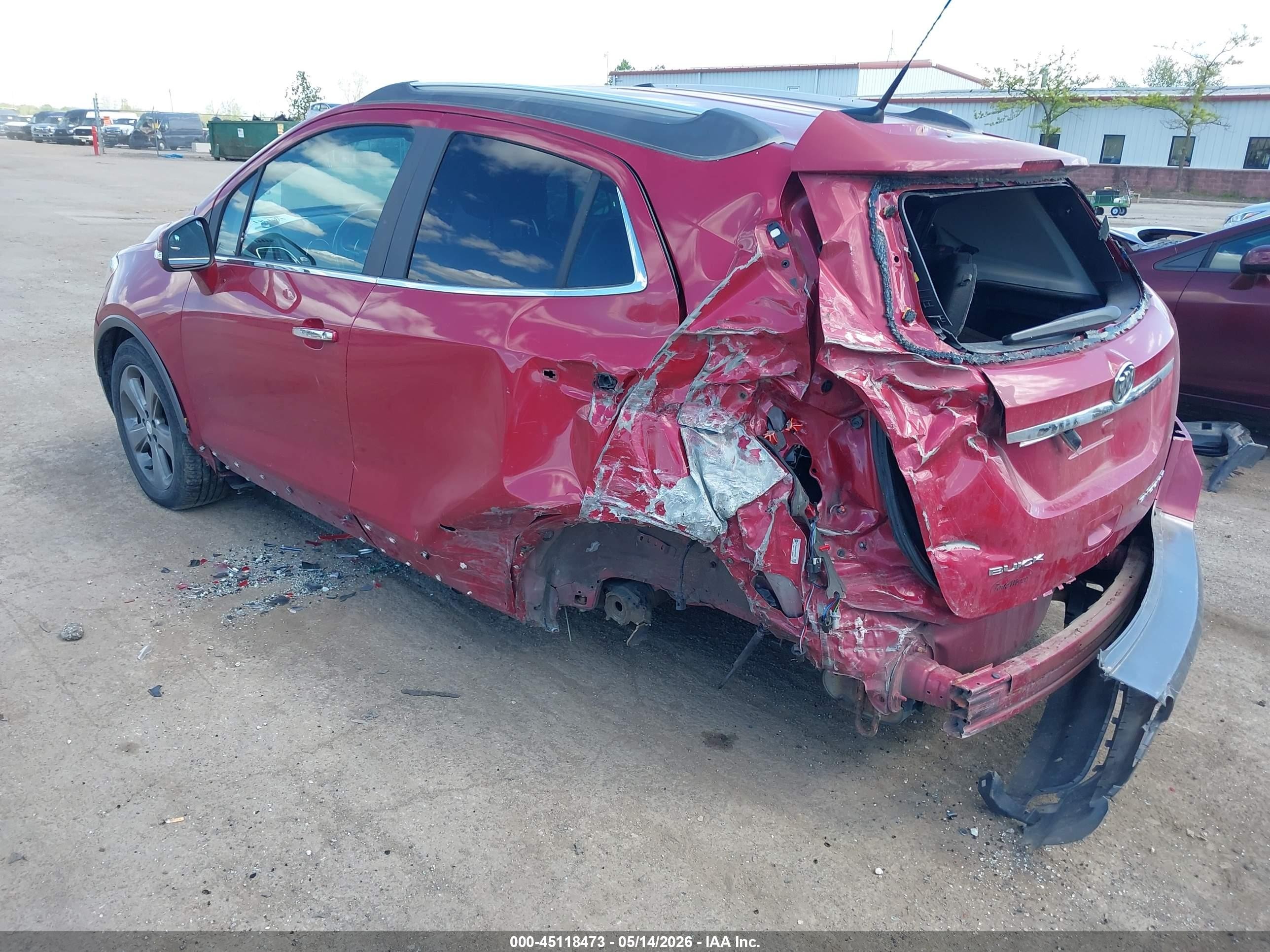 2014 Buick Encore   Red vin: KL4CJASB6EB659592