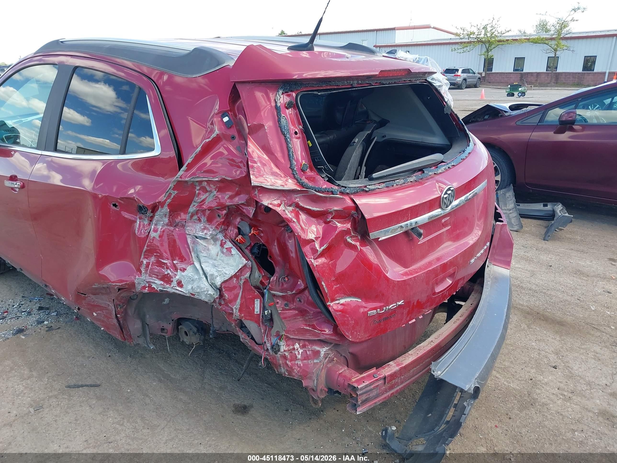 2014 Buick Encore   Red vin: KL4CJASB6EB659592