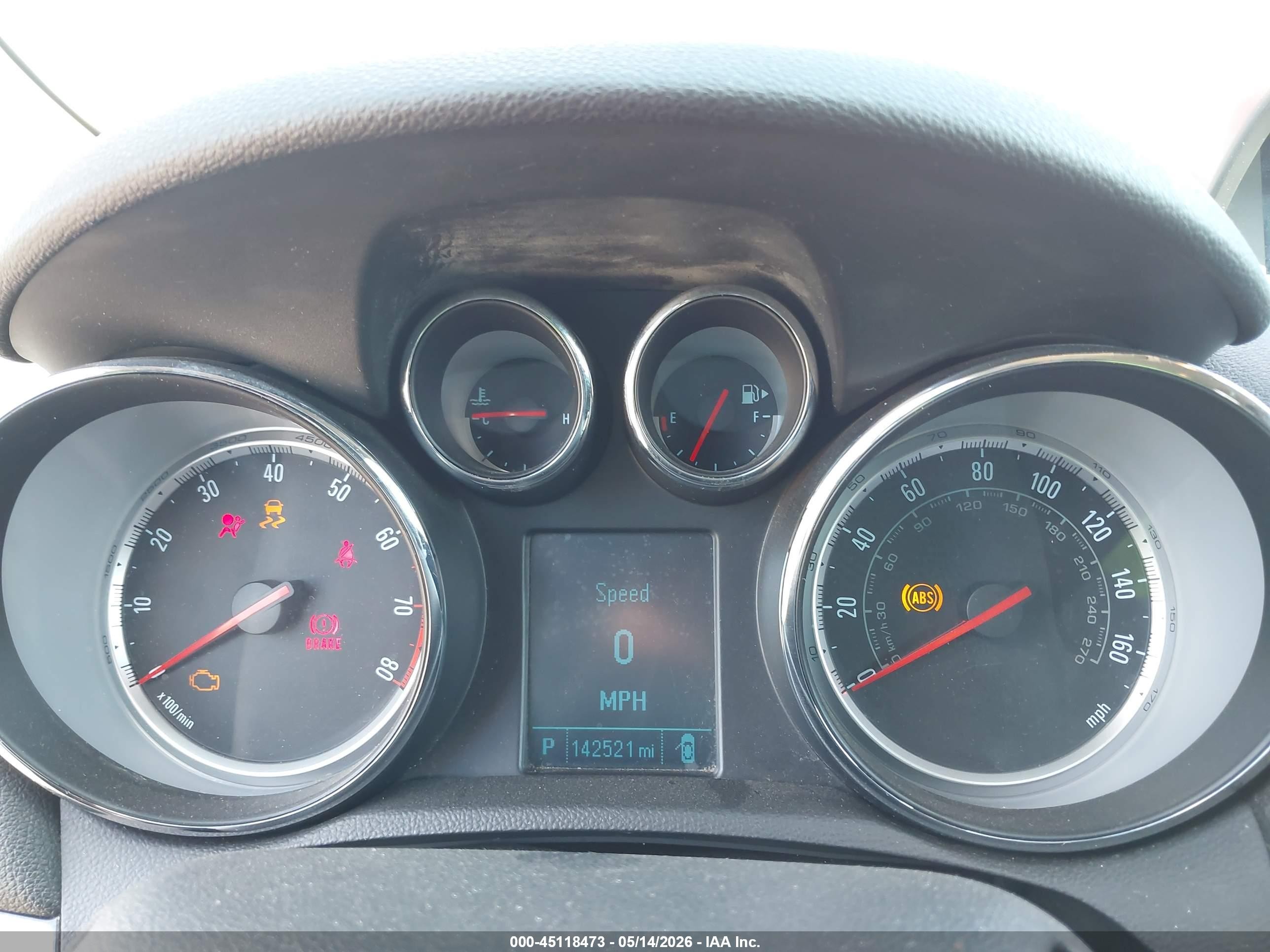 2014 Buick Encore   Red vin: KL4CJASB6EB659592