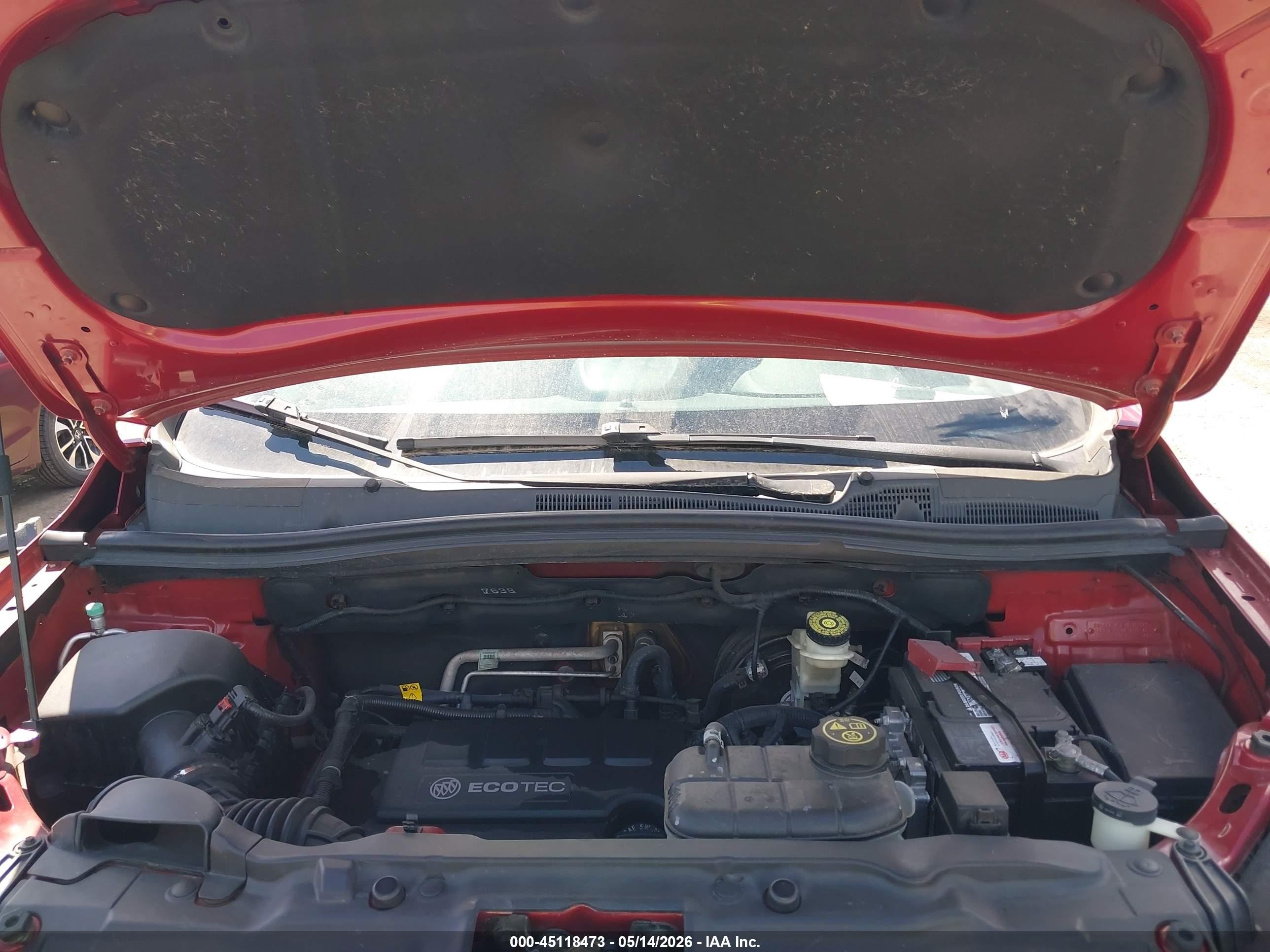 2014 Buick Encore   Red vin: KL4CJASB6EB659592