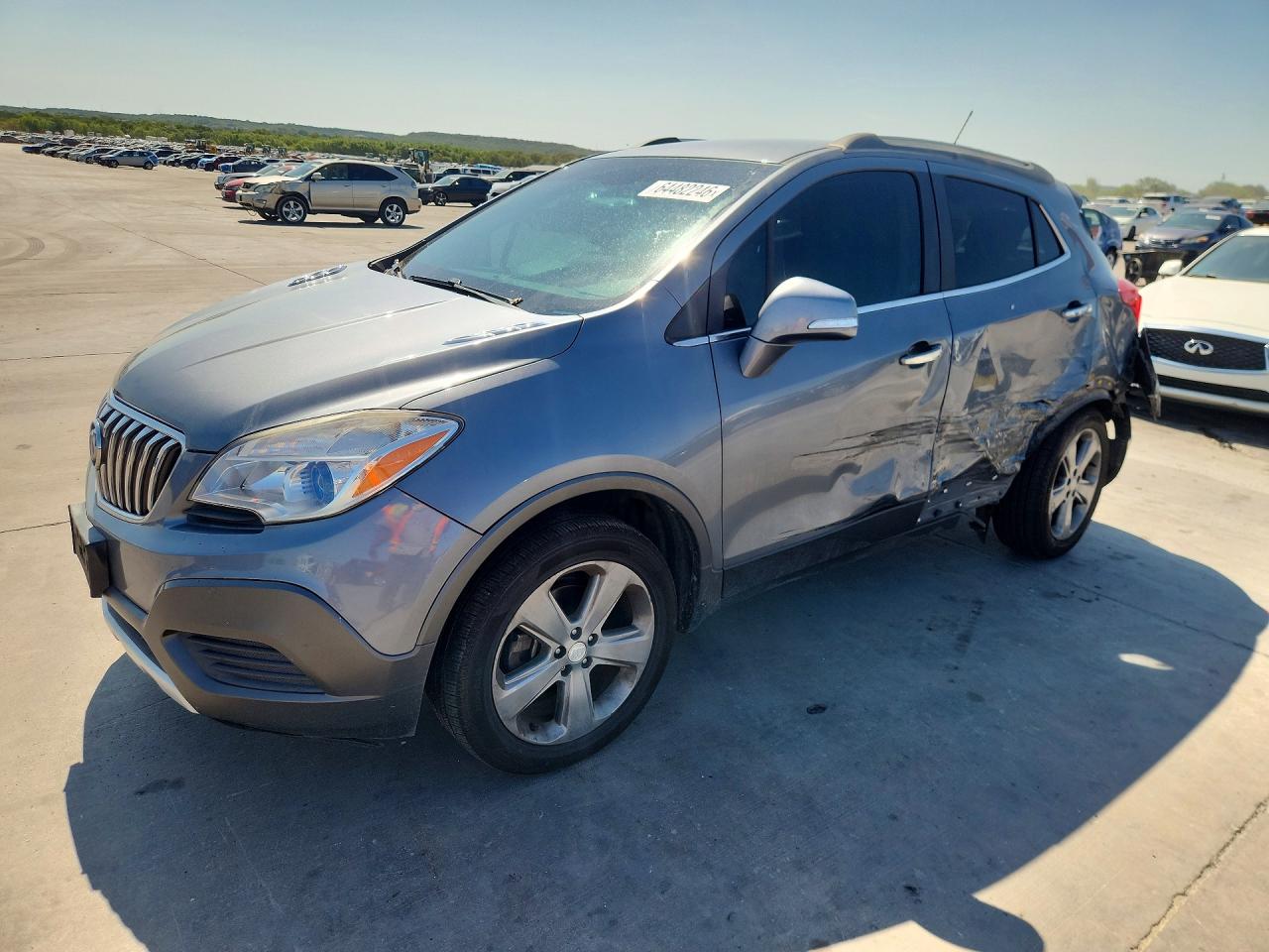 2014 Buick Encore Серый vin: KL4CJASB6EB772300