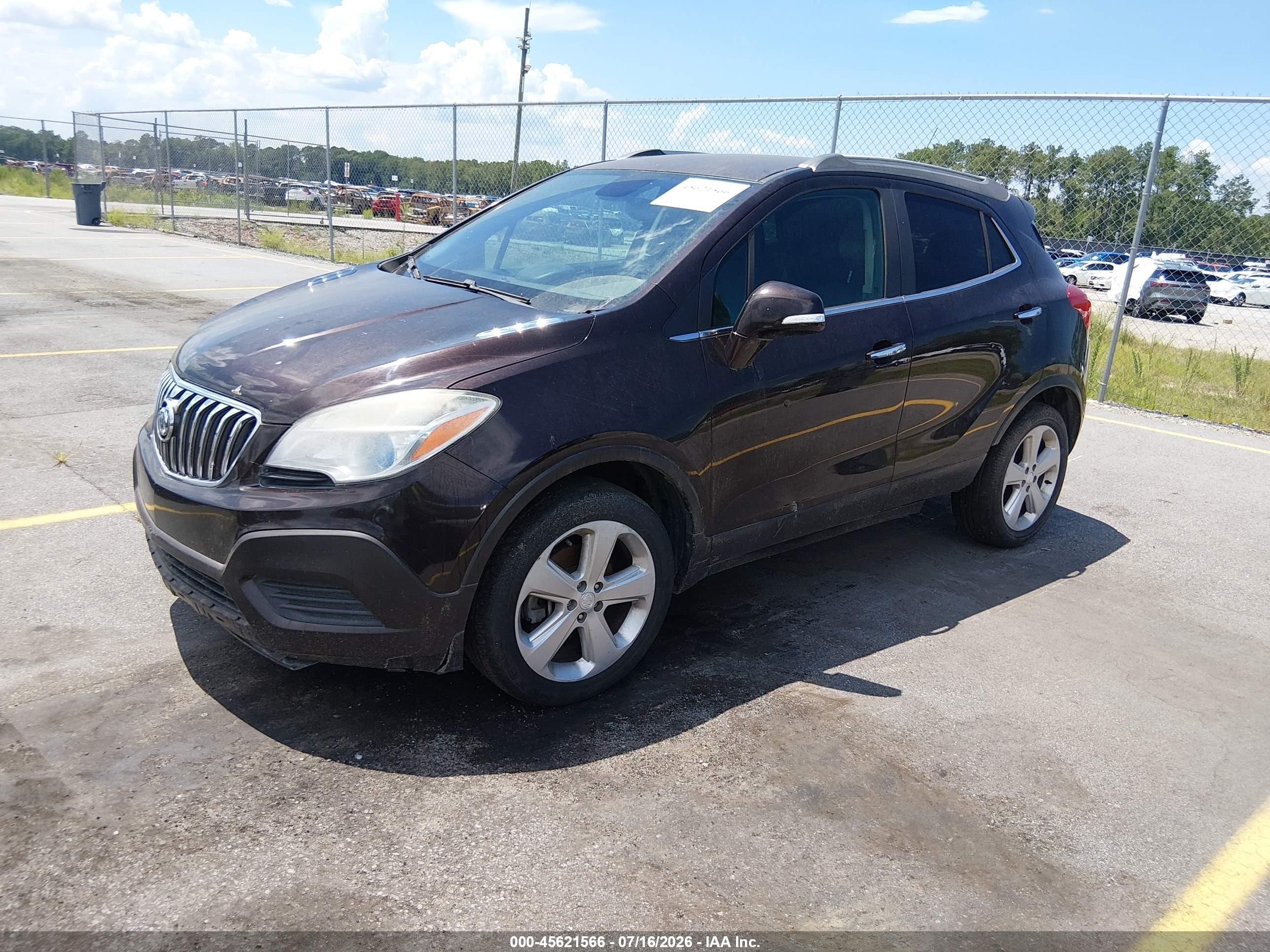 2015 Buick Encore   Коричневый vin: KL4CJASB6FB103672