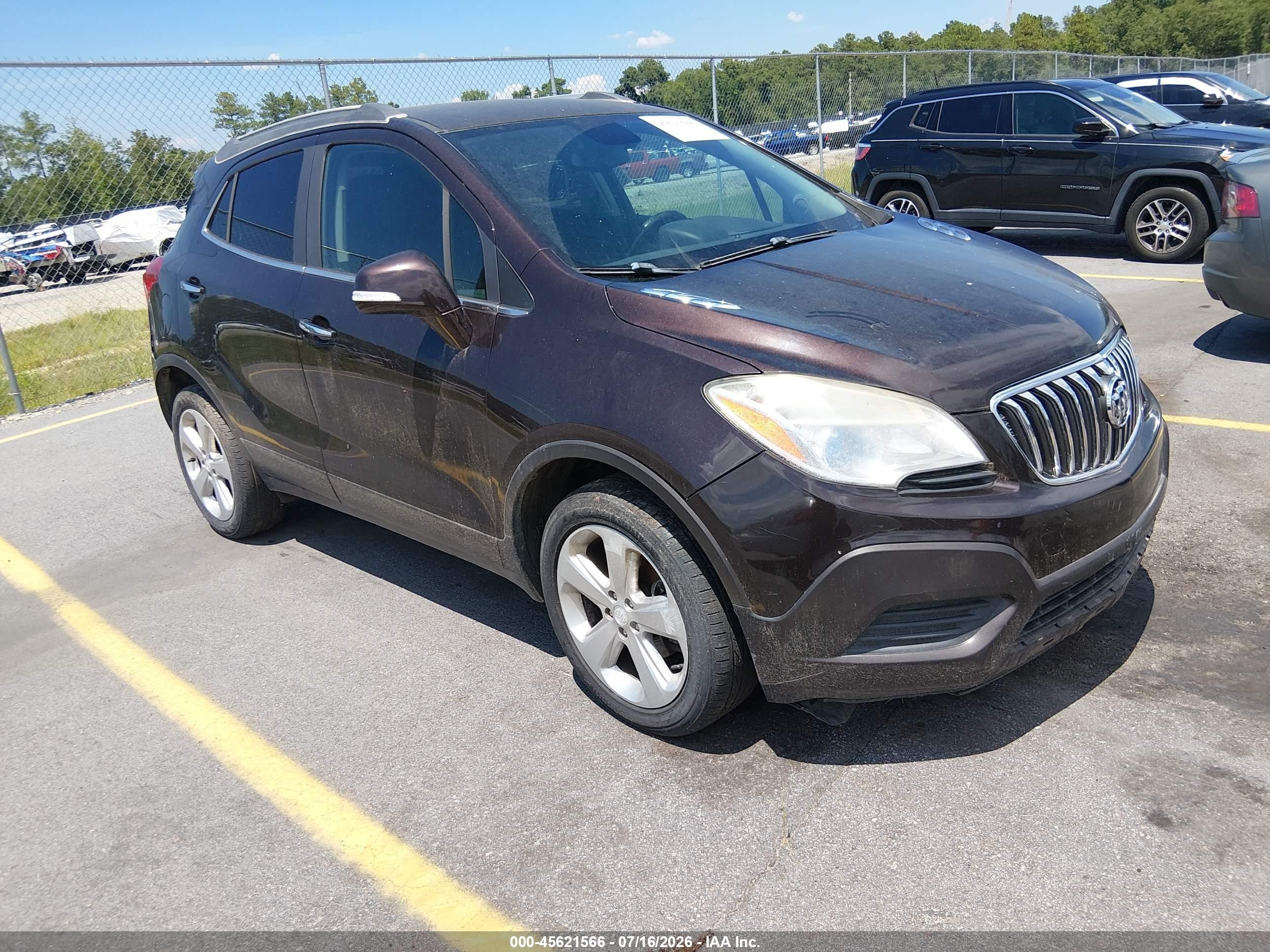 2015 Buick Encore   Brown vin: KL4CJASB6FB103672