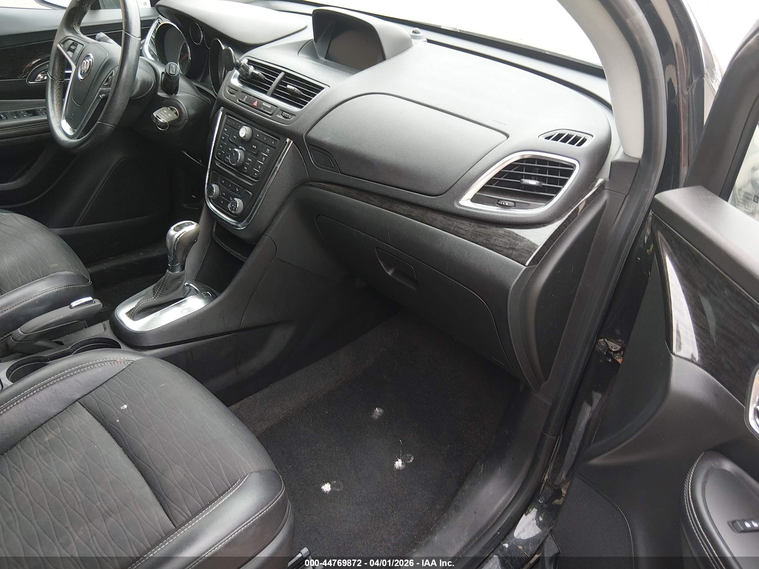 2015 Buick Encore   Черный vin: KL4CJASB6FB178601