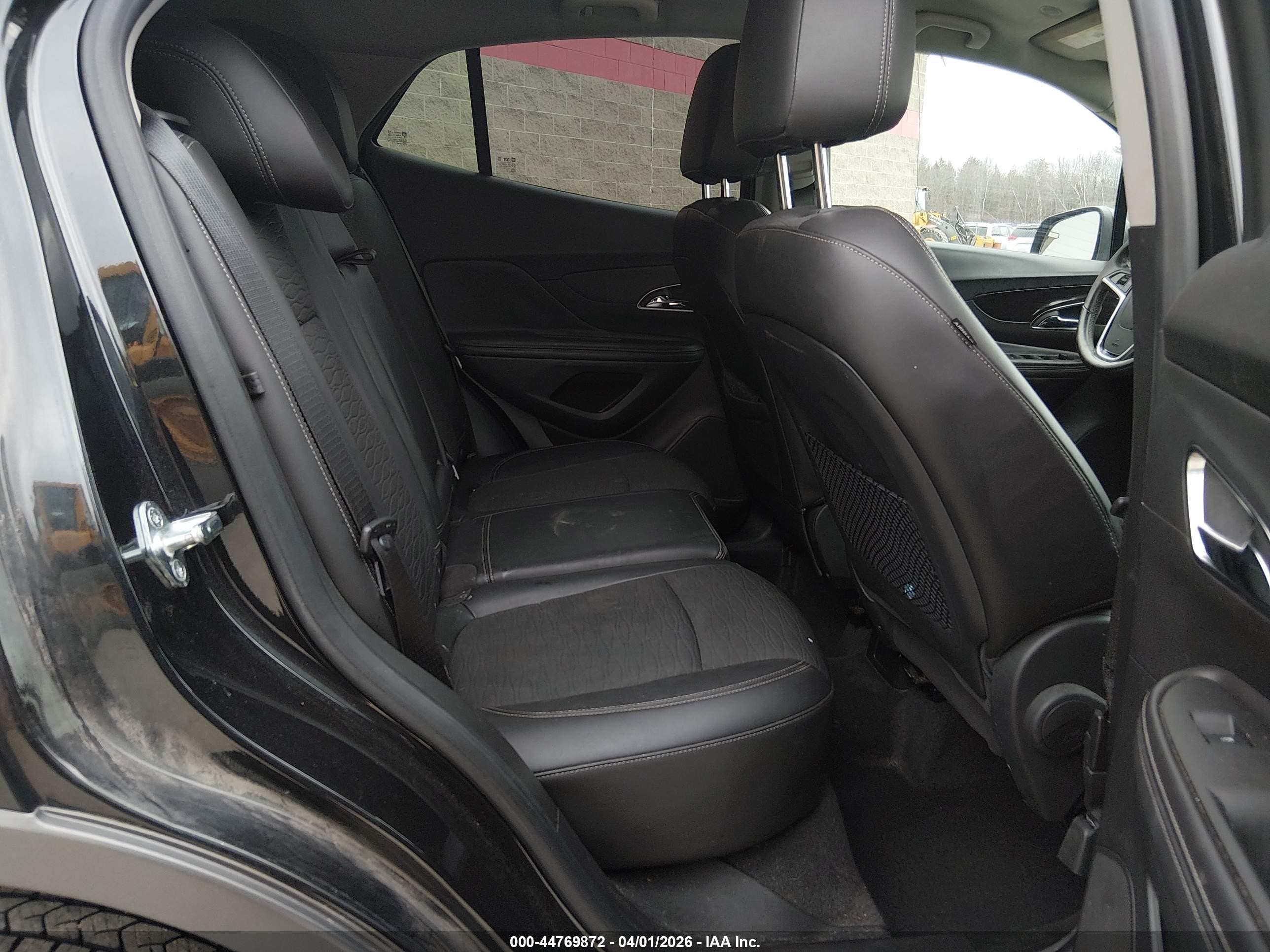 2015 Buick Encore   Черный vin: KL4CJASB6FB178601