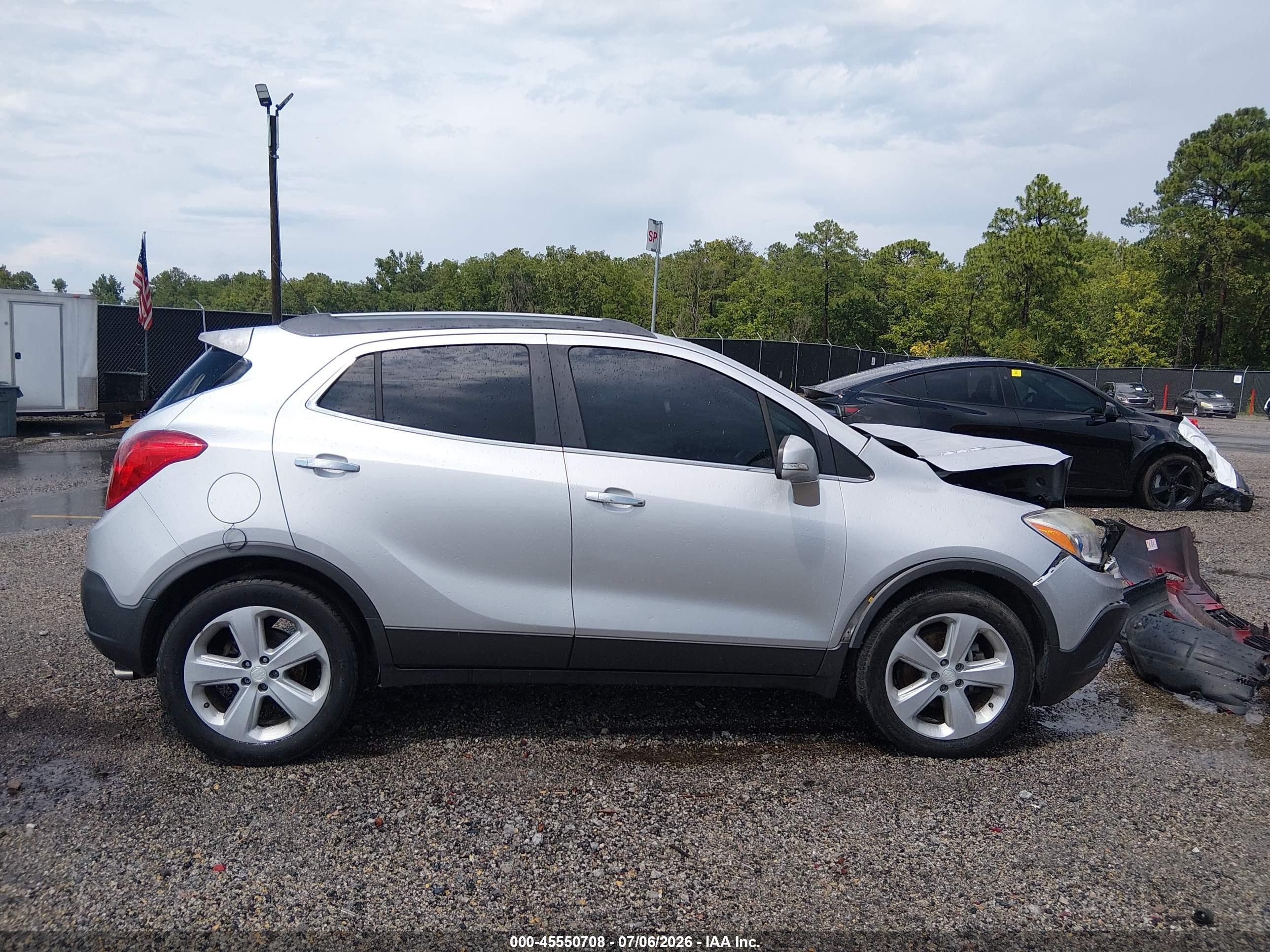 2015 Buick Encore   Silver vin: KL4CJASB6FB190165