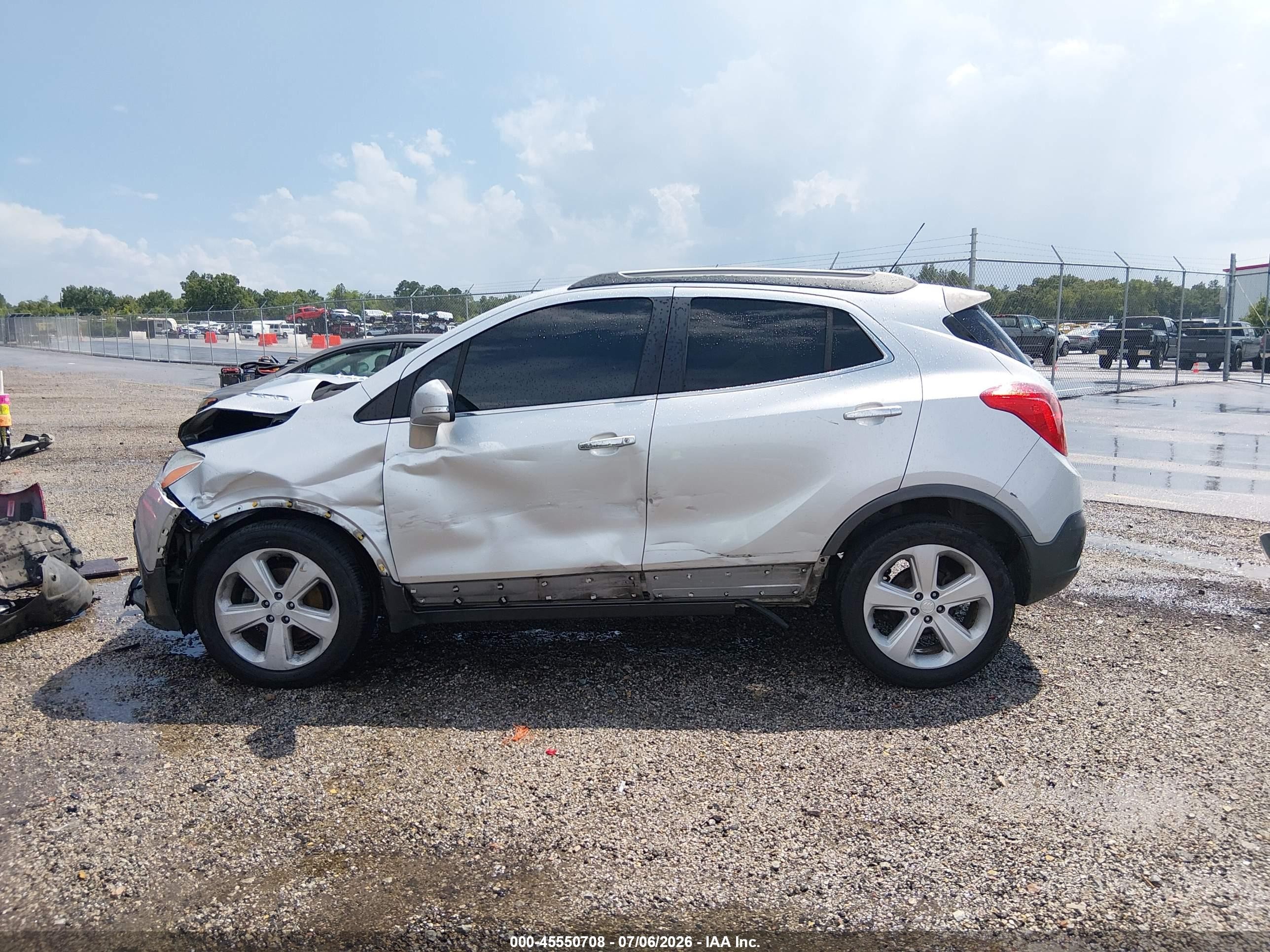 2015 Buick Encore   Silver vin: KL4CJASB6FB190165