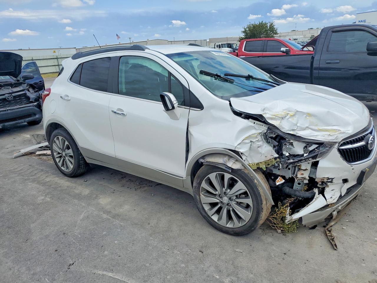 2017 Buick Encore Preferred White vin: KL4CJASB6HB009844