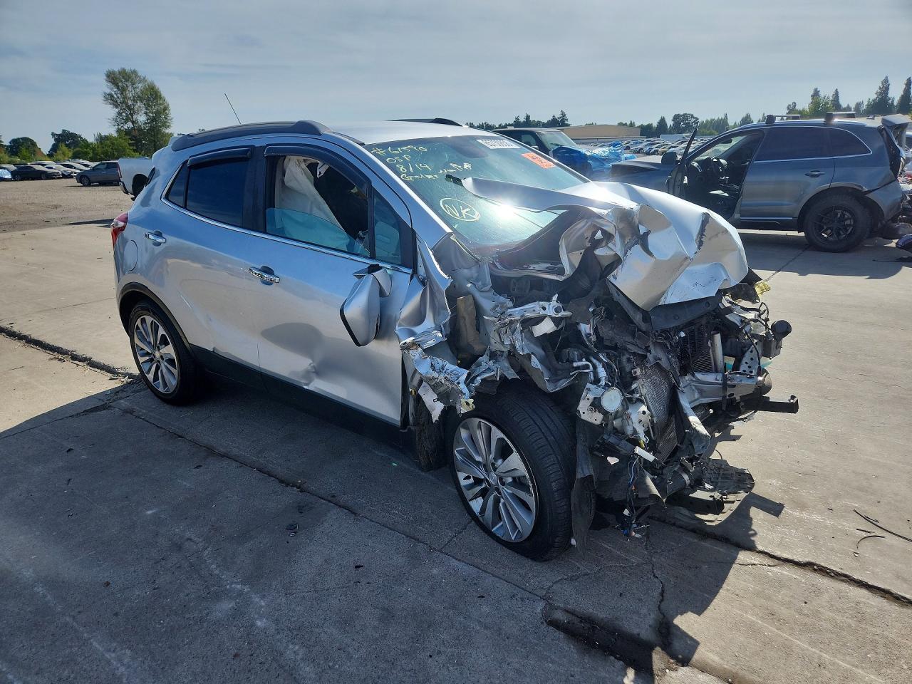 2017 Buick Encore Preferred Серебряный vin: KL4CJASB6HB097181
