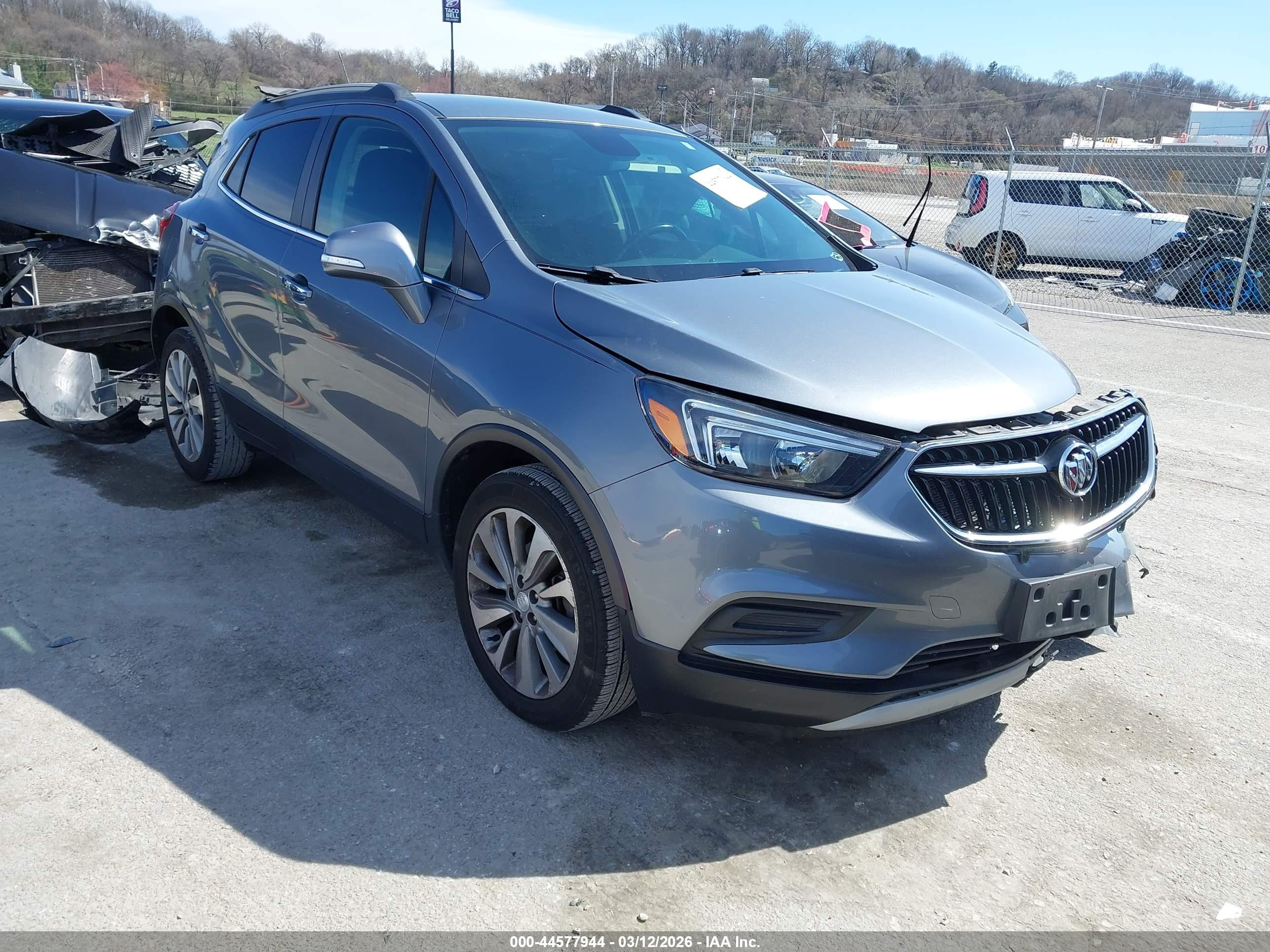 2019 Buick Encore Fwd Preferred Gray vin: KL4CJASB6KB723058