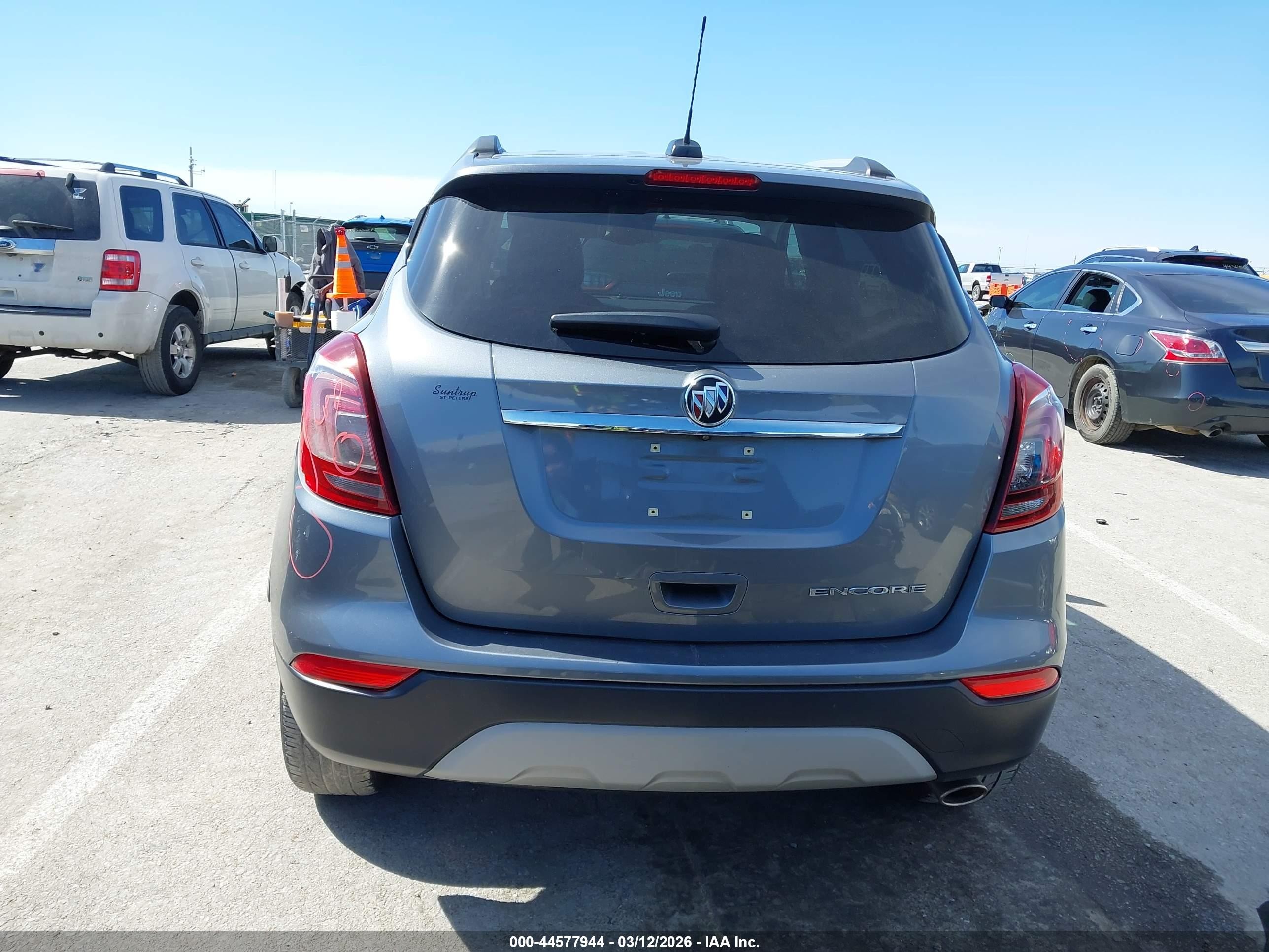 2019 Buick Encore Fwd Preferred Gray vin: KL4CJASB6KB723058