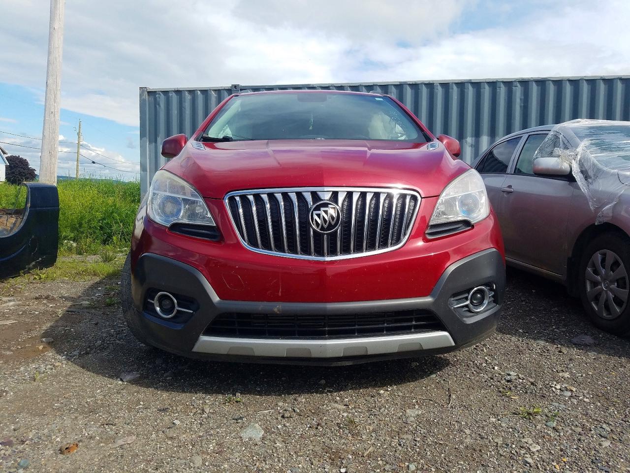 2013 Buick Encore Красный vin: KL4CJASB7DB086376