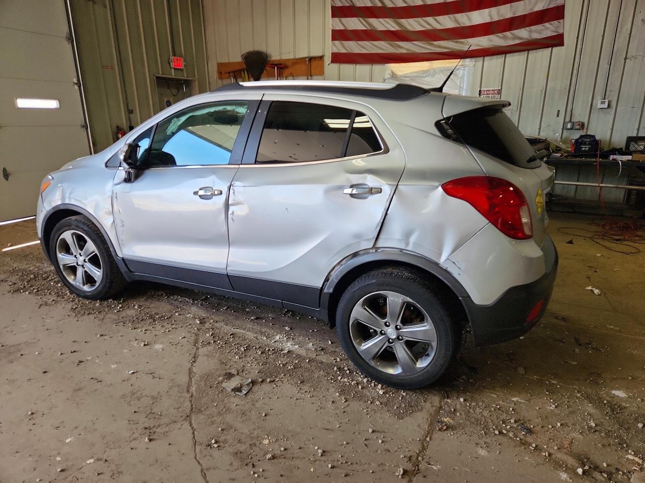 2014 Buick Encore Silver vin: KL4CJASB7EB548887