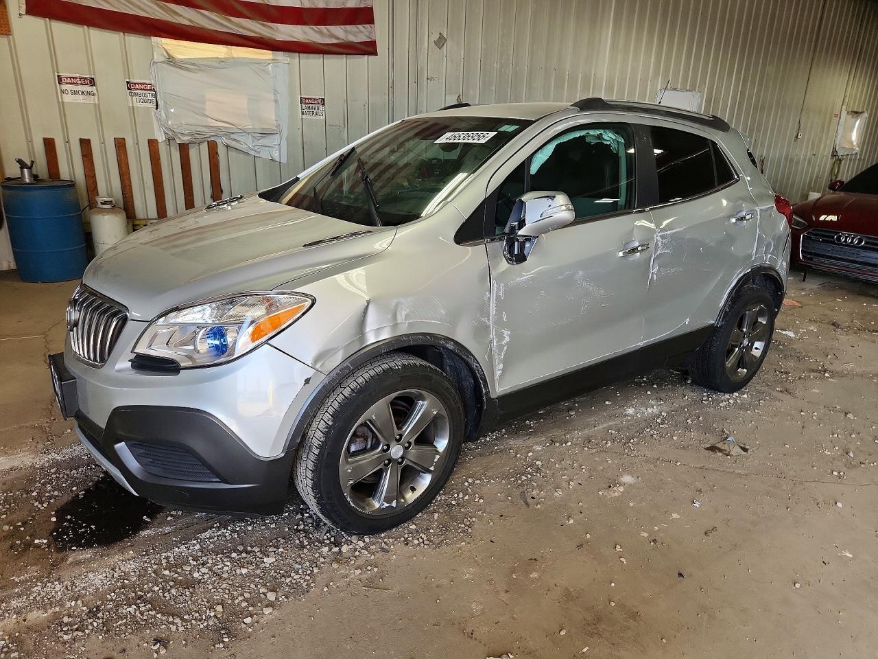 2014 Buick Encore Silver vin: KL4CJASB7EB548887