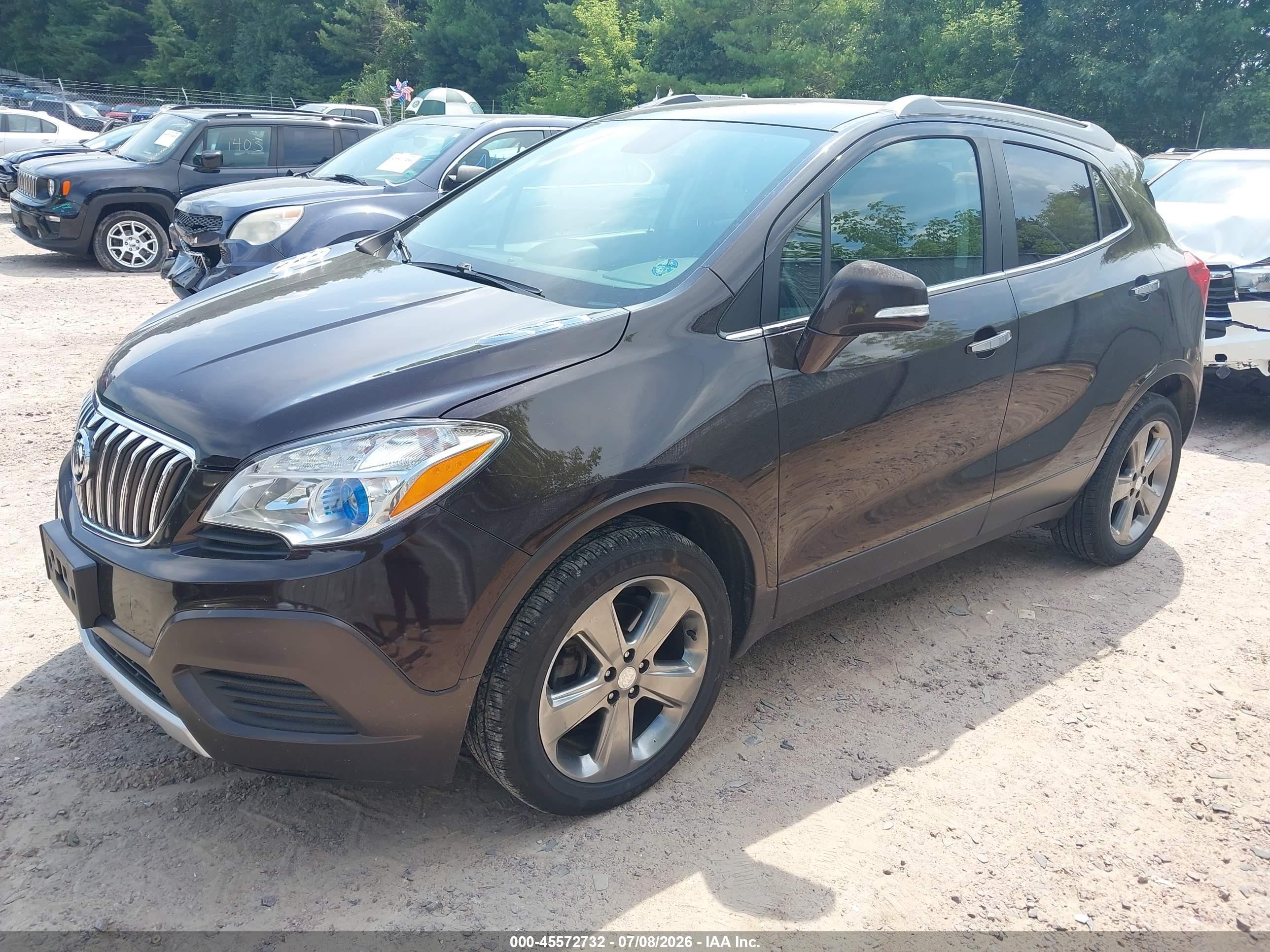 2014 Buick Encore   Brown vin: KL4CJASB7EB573644