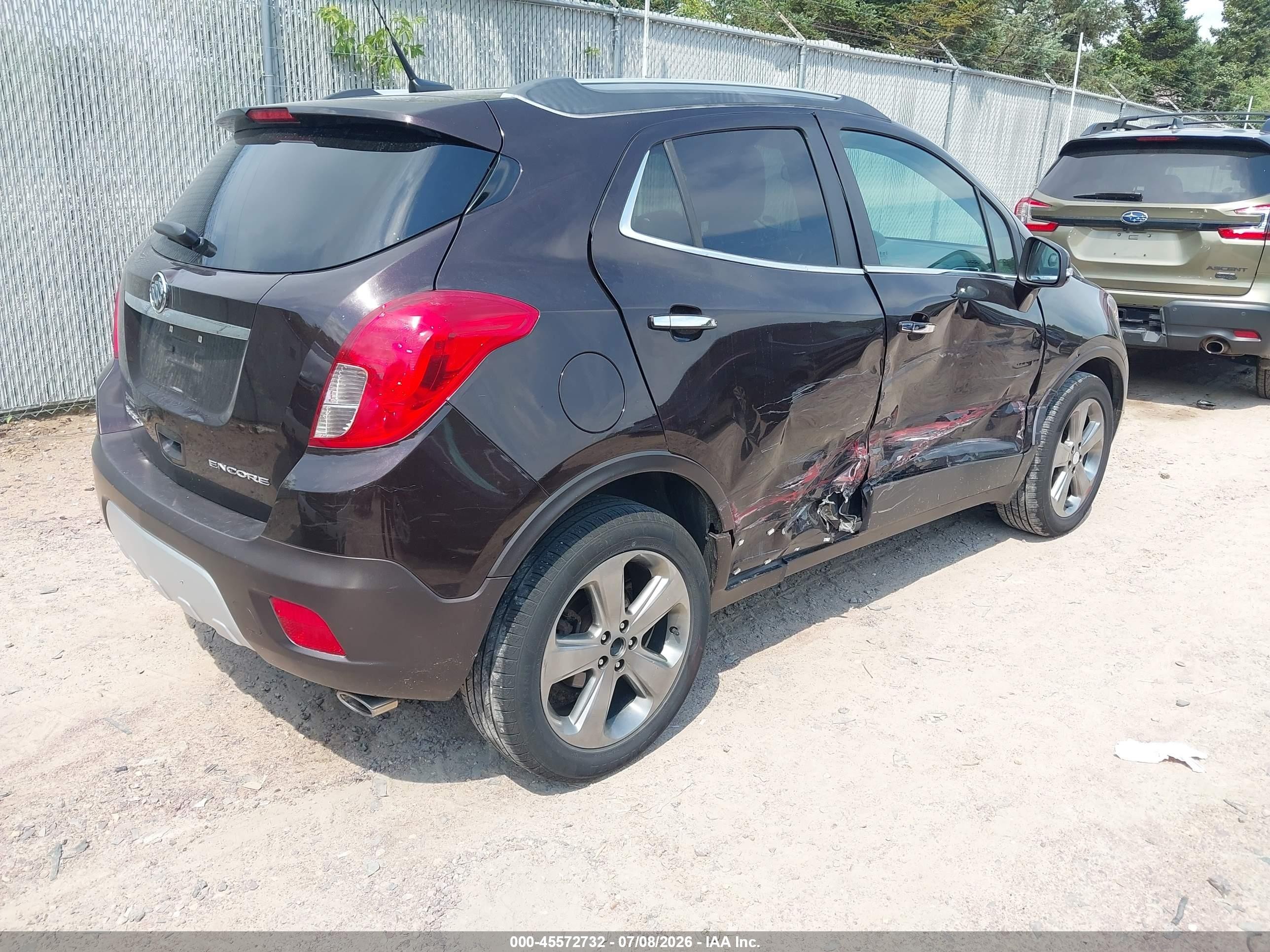 2014 Buick Encore   Brown vin: KL4CJASB7EB573644
