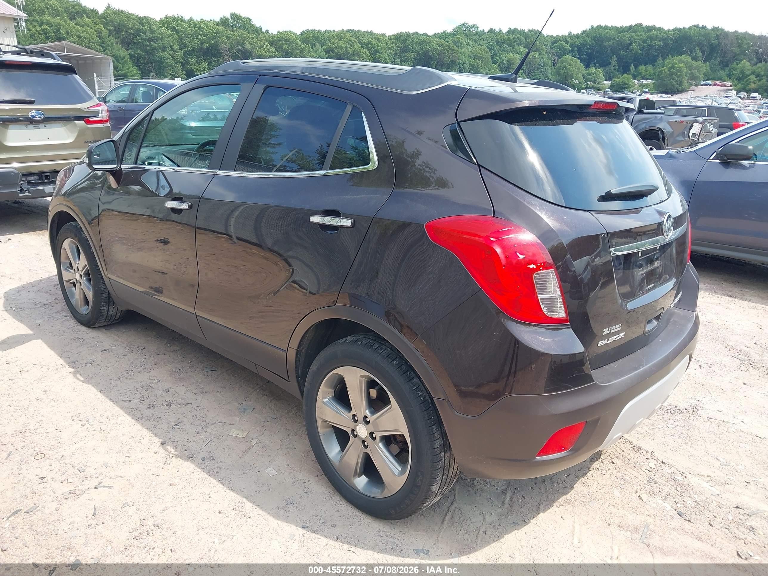 2014 Buick Encore   Brown vin: KL4CJASB7EB573644