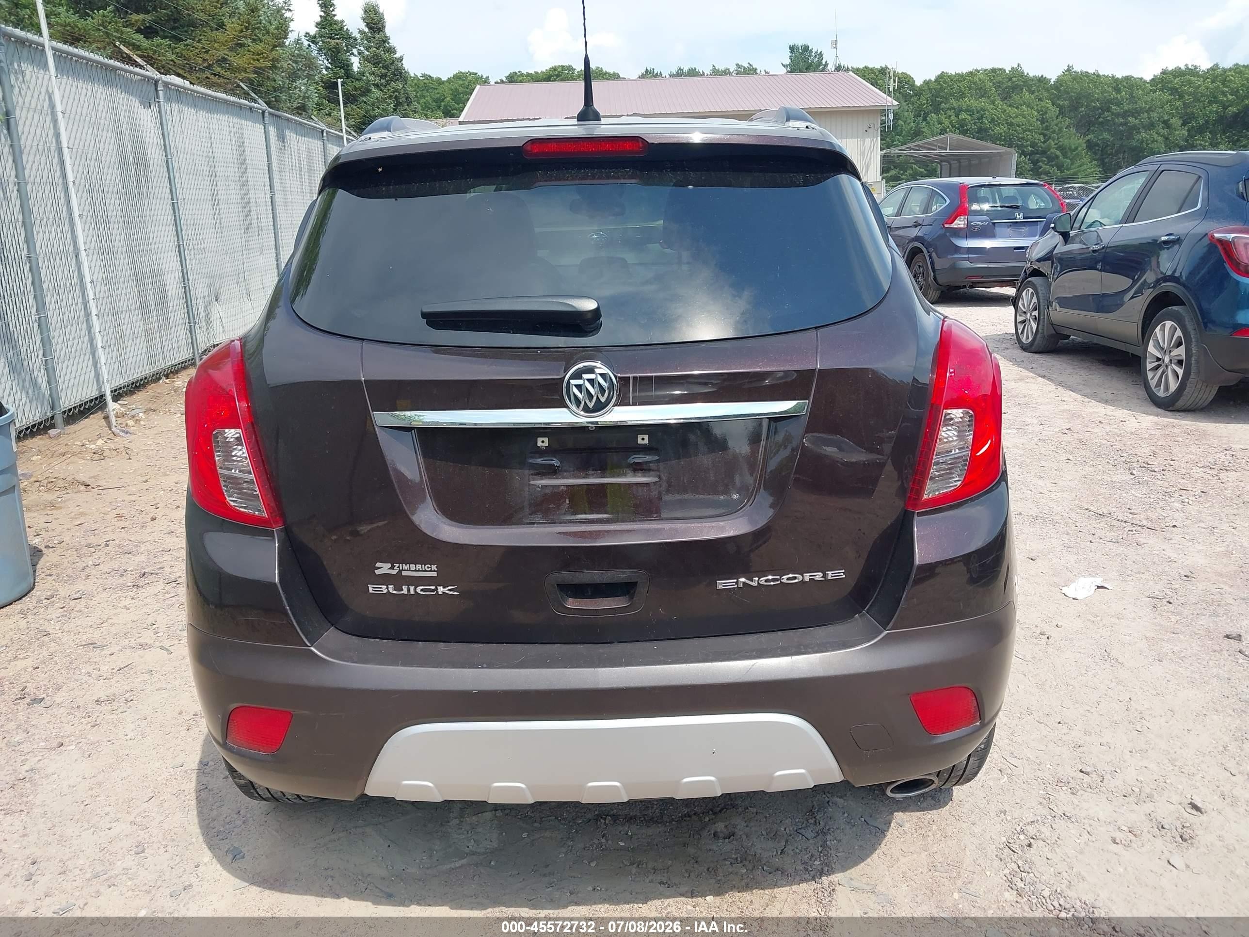 2014 Buick Encore   Brown vin: KL4CJASB7EB573644