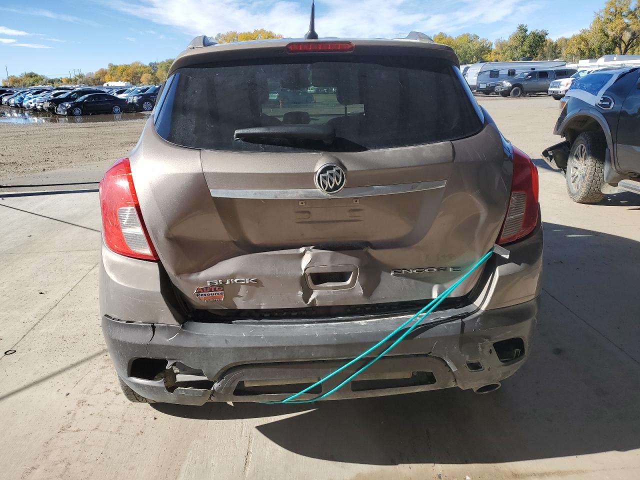 2014 Buick Encore Brown vin: KL4CJASB7EB645152
