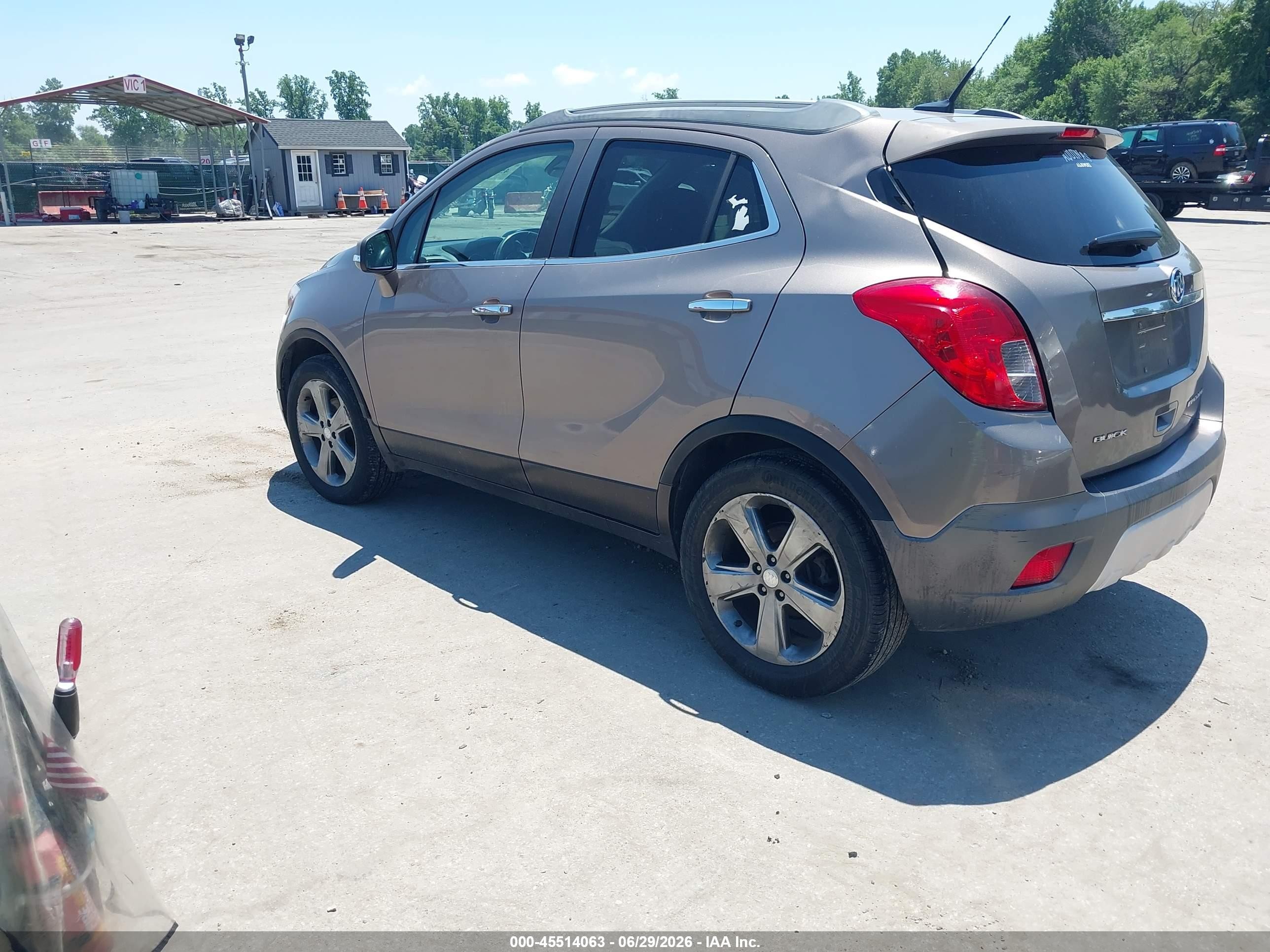 2014 Buick Encore   Brown vin: KL4CJASB7EB772595