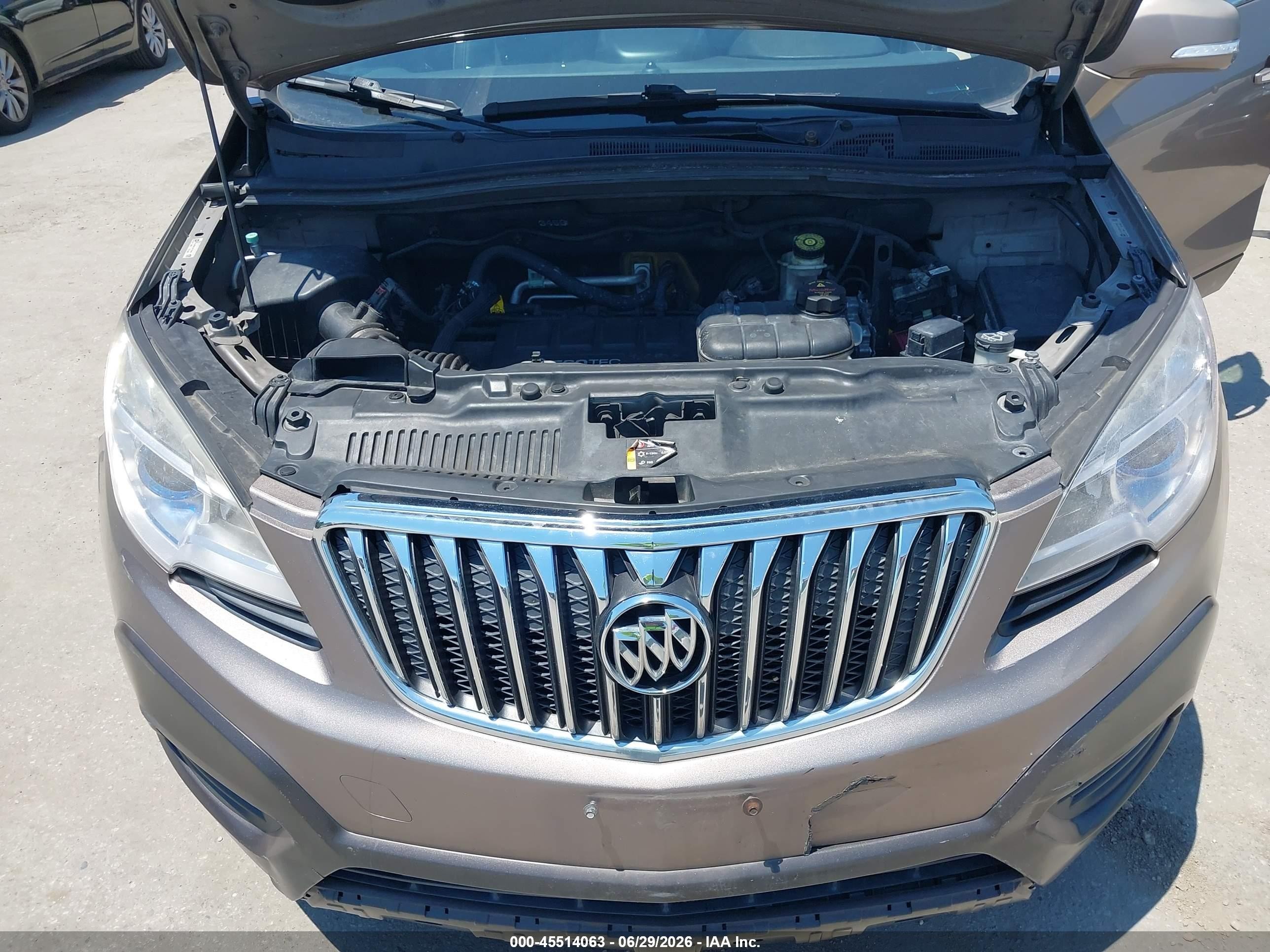 2014 Buick Encore   Brown vin: KL4CJASB7EB772595