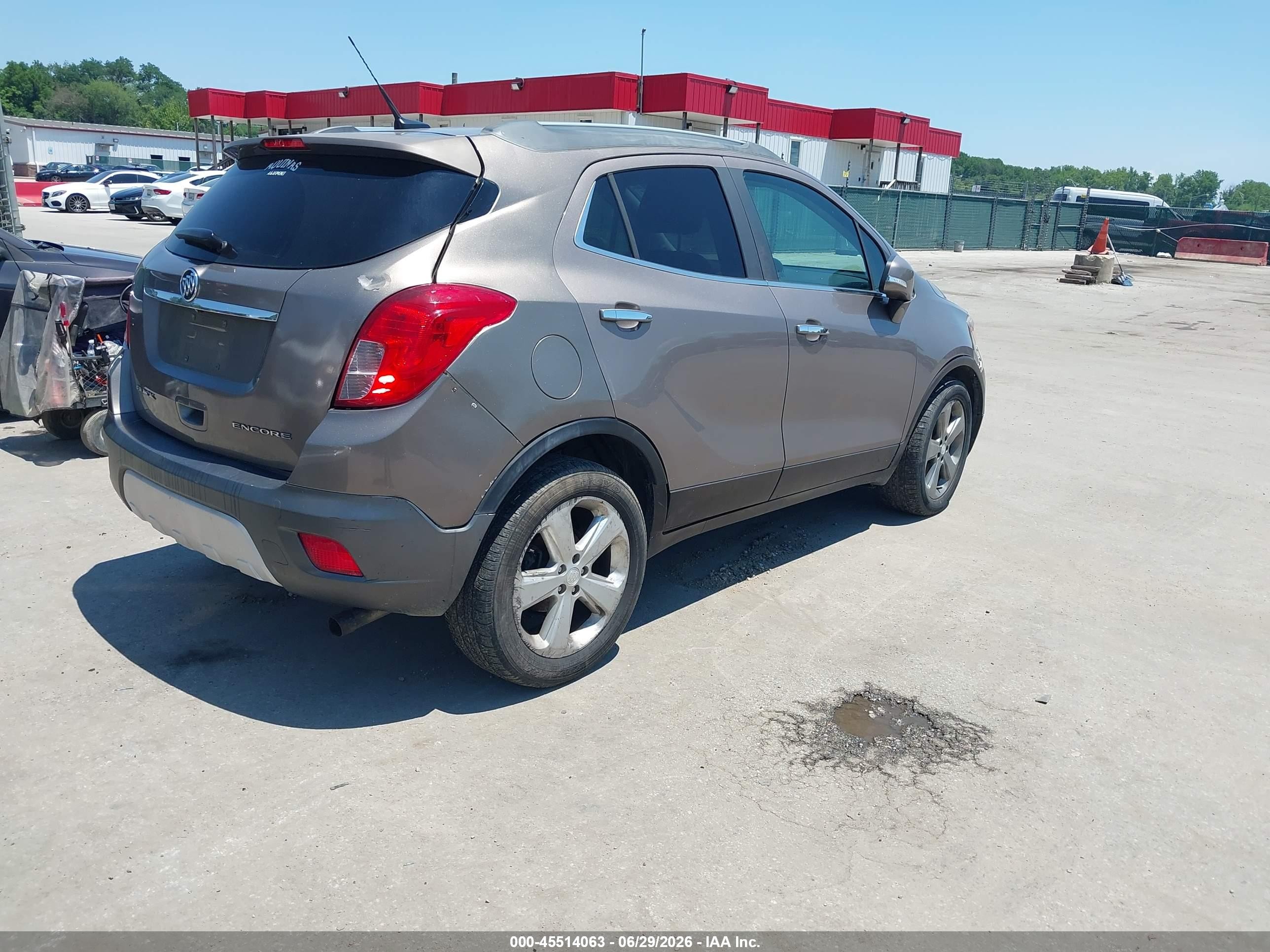2014 Buick Encore   Brown vin: KL4CJASB7EB772595