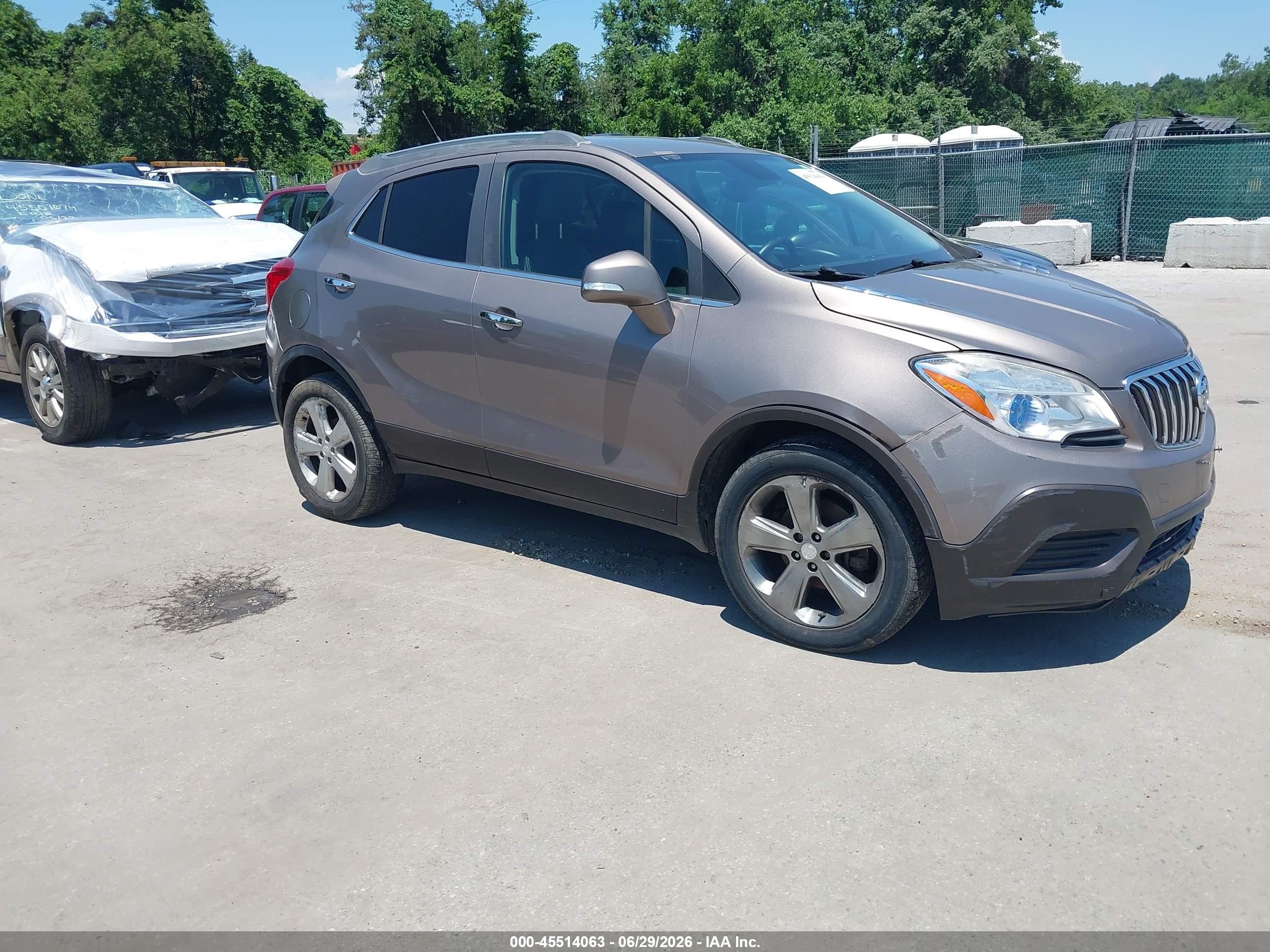 2014 Buick Encore   Brown vin: KL4CJASB7EB772595