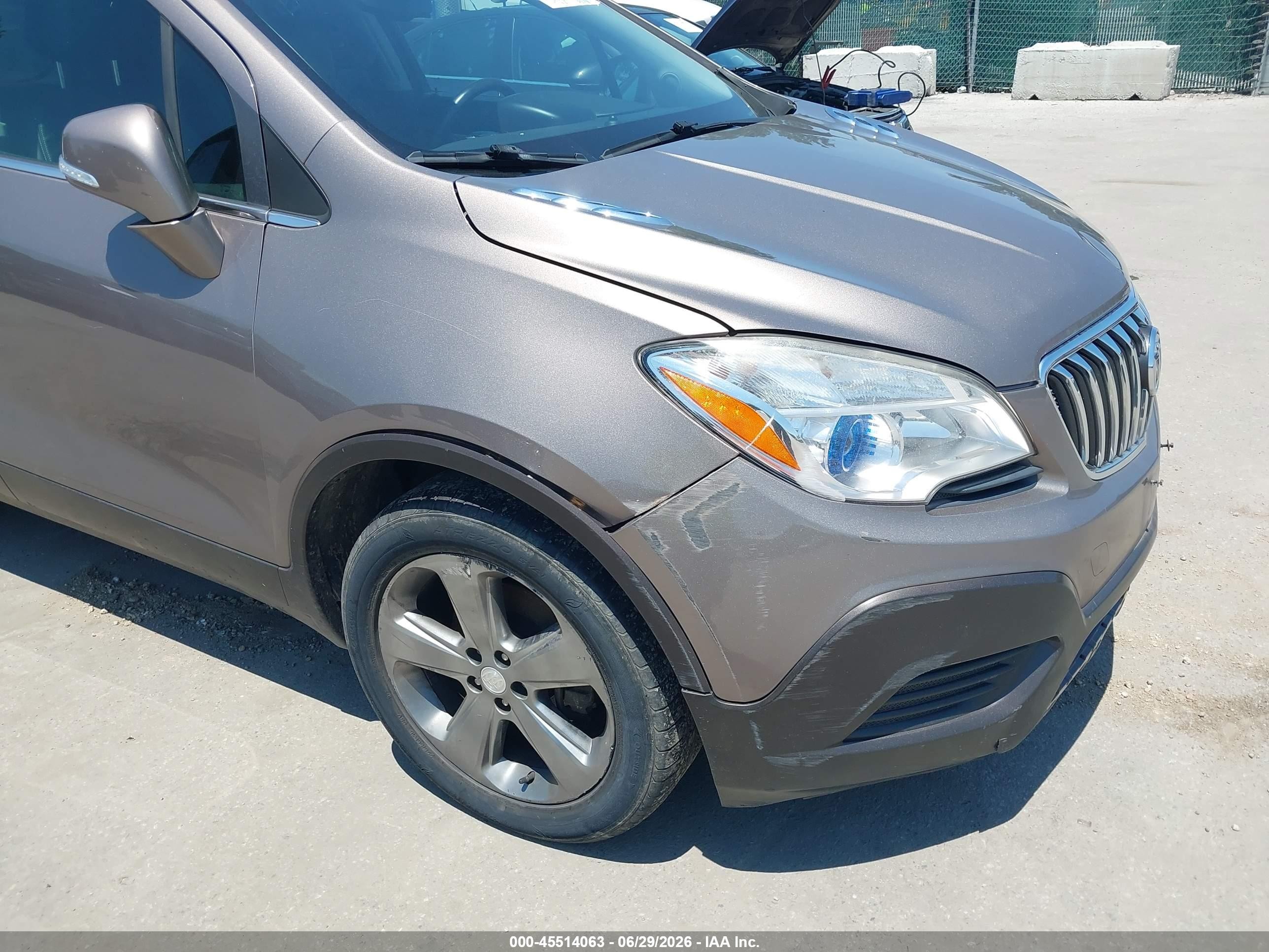 2014 Buick Encore   Brown vin: KL4CJASB7EB772595
