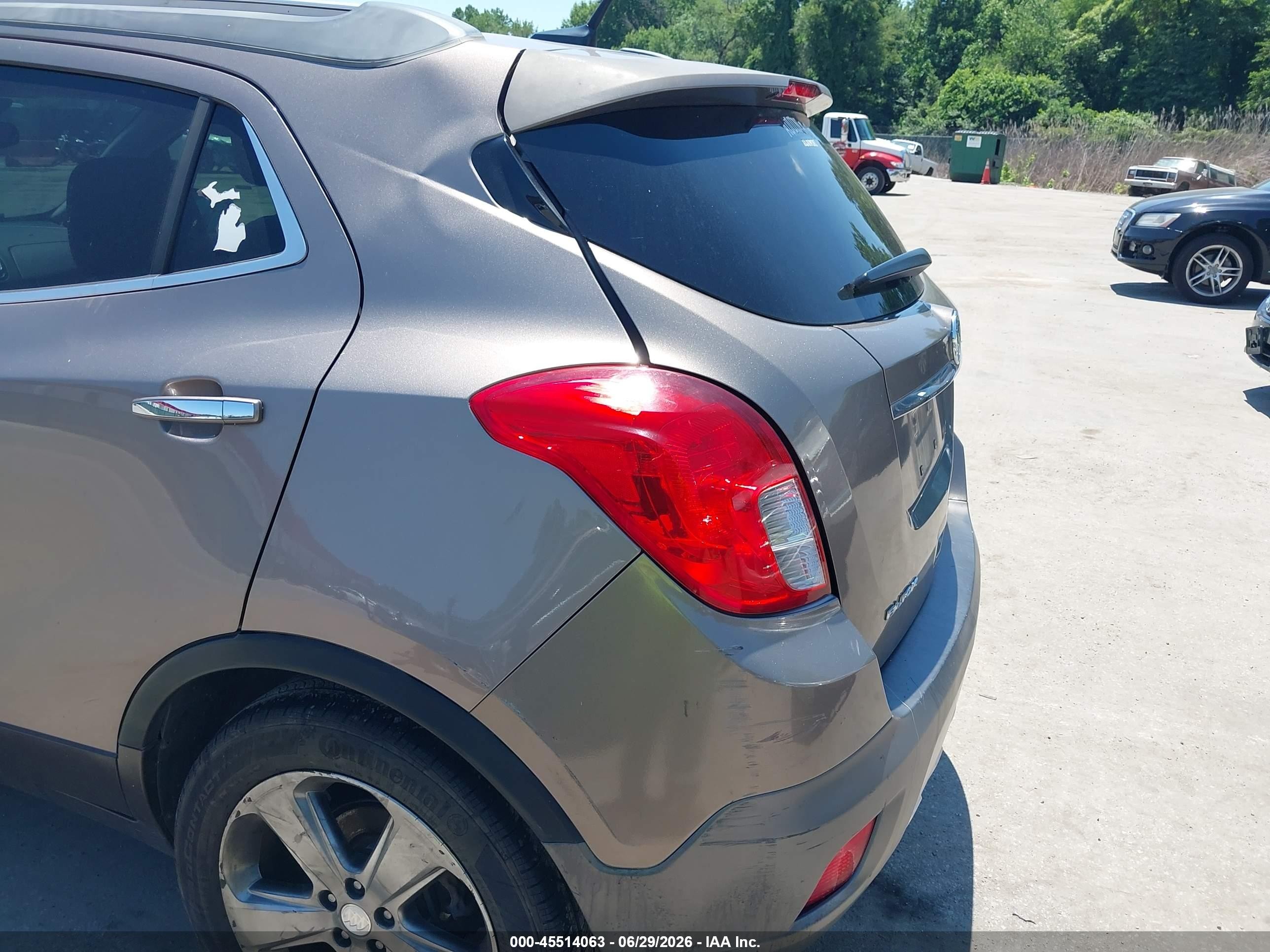 2014 Buick Encore   Brown vin: KL4CJASB7EB772595