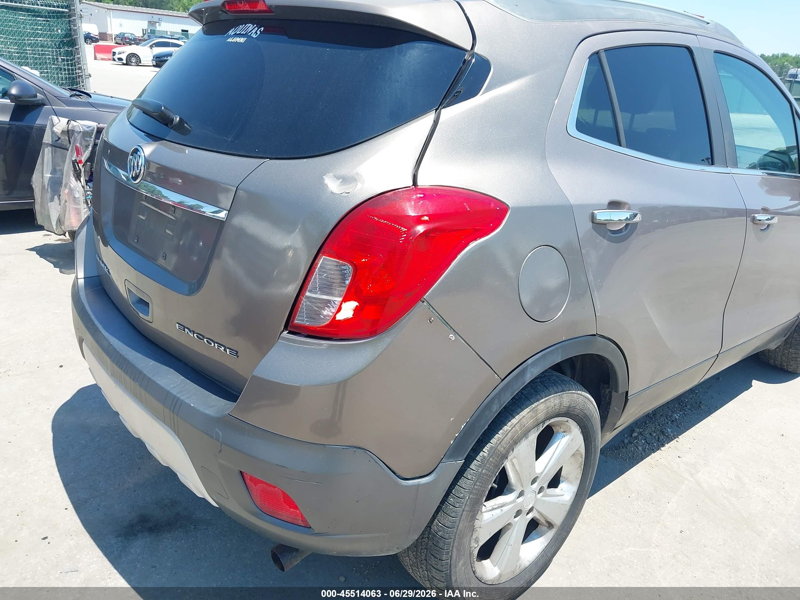 2014 Buick Encore   Brown vin: KL4CJASB7EB772595