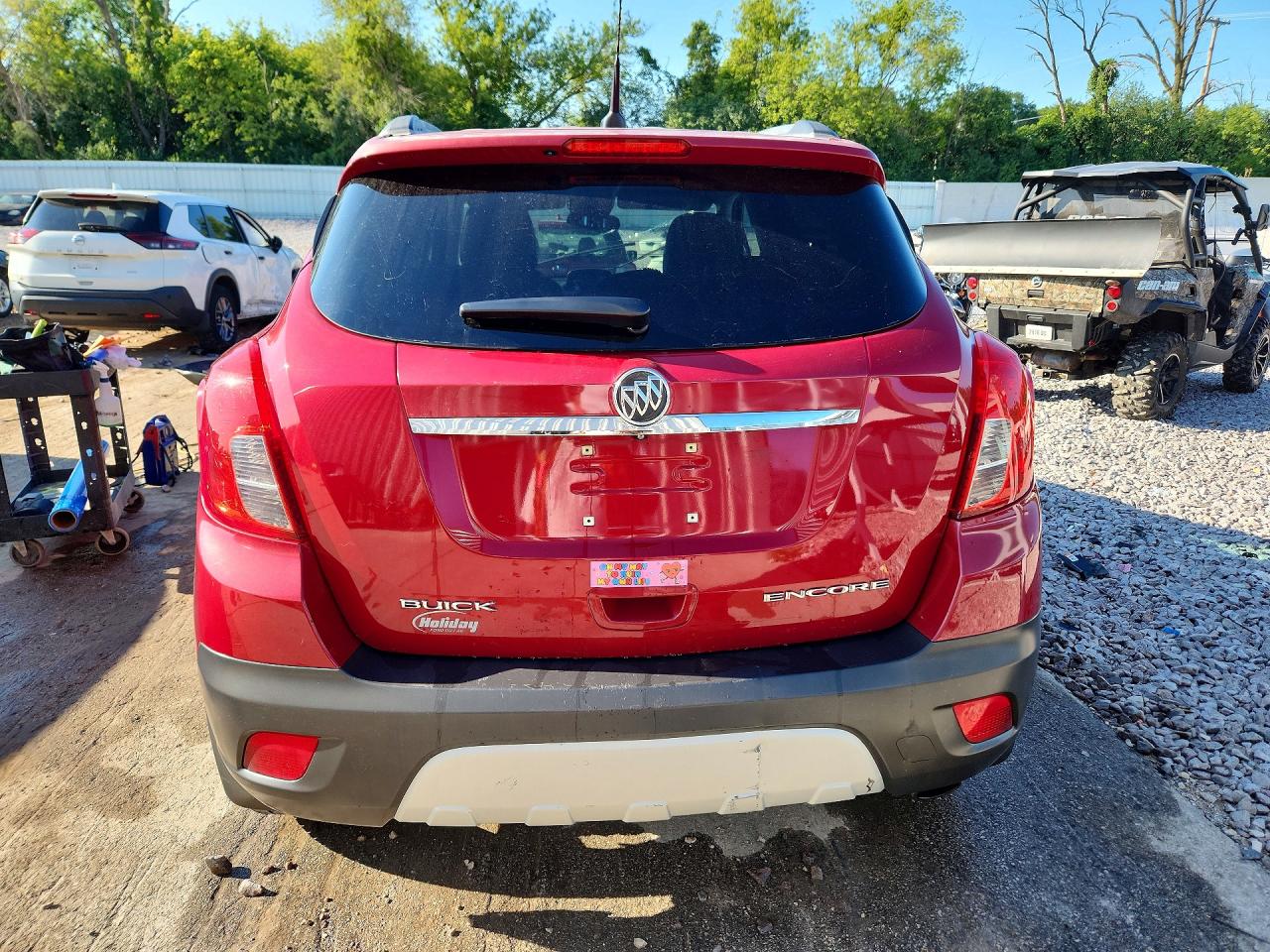 2014 Buick Encore Красный vin: KL4CJASB7EB782012