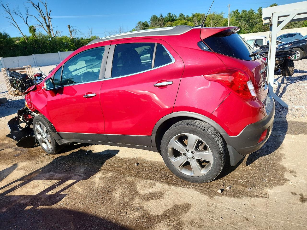2014 Buick Encore Красный vin: KL4CJASB7EB782012