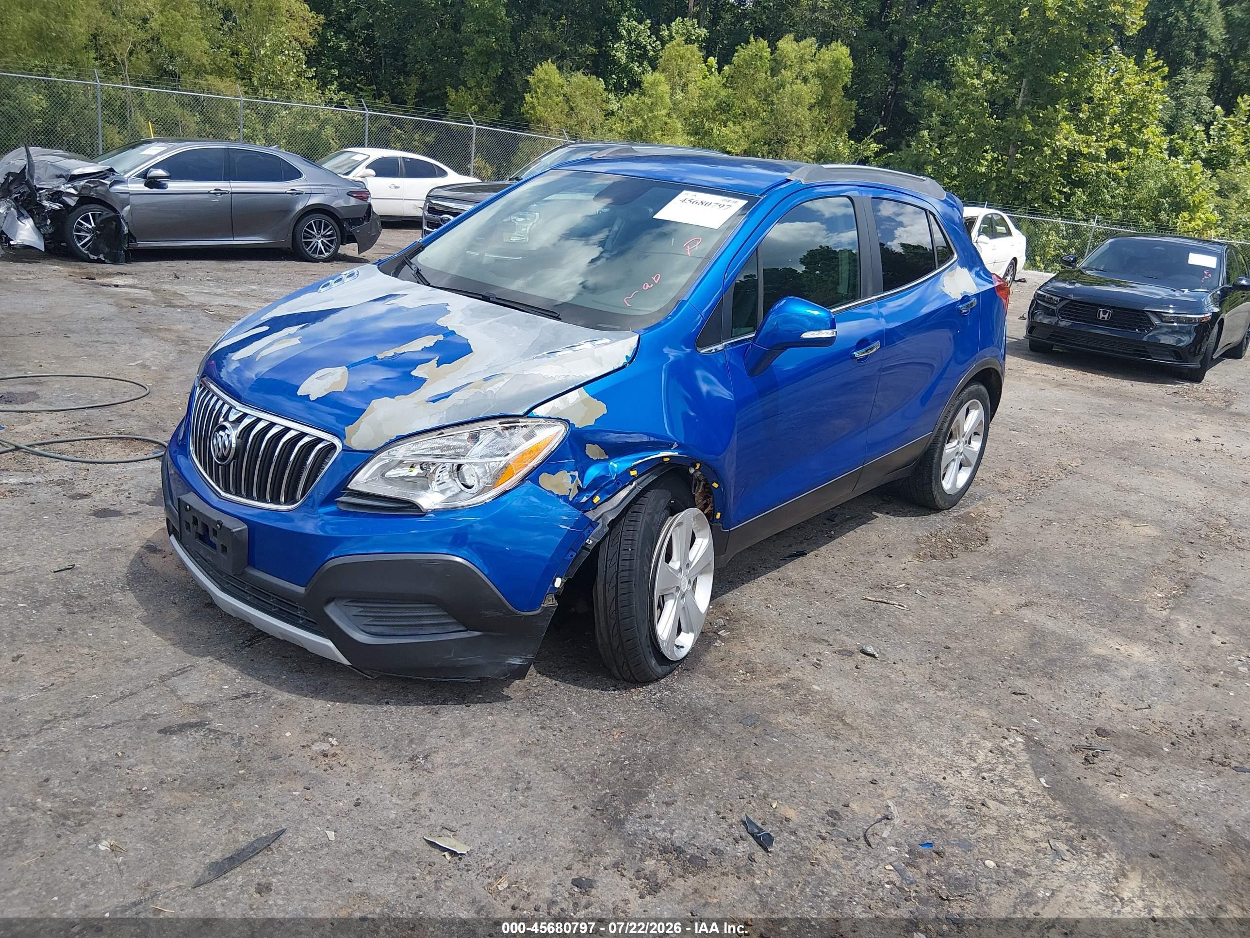 2015 Buick Encore   Blue vin: KL4CJASB7FB263642