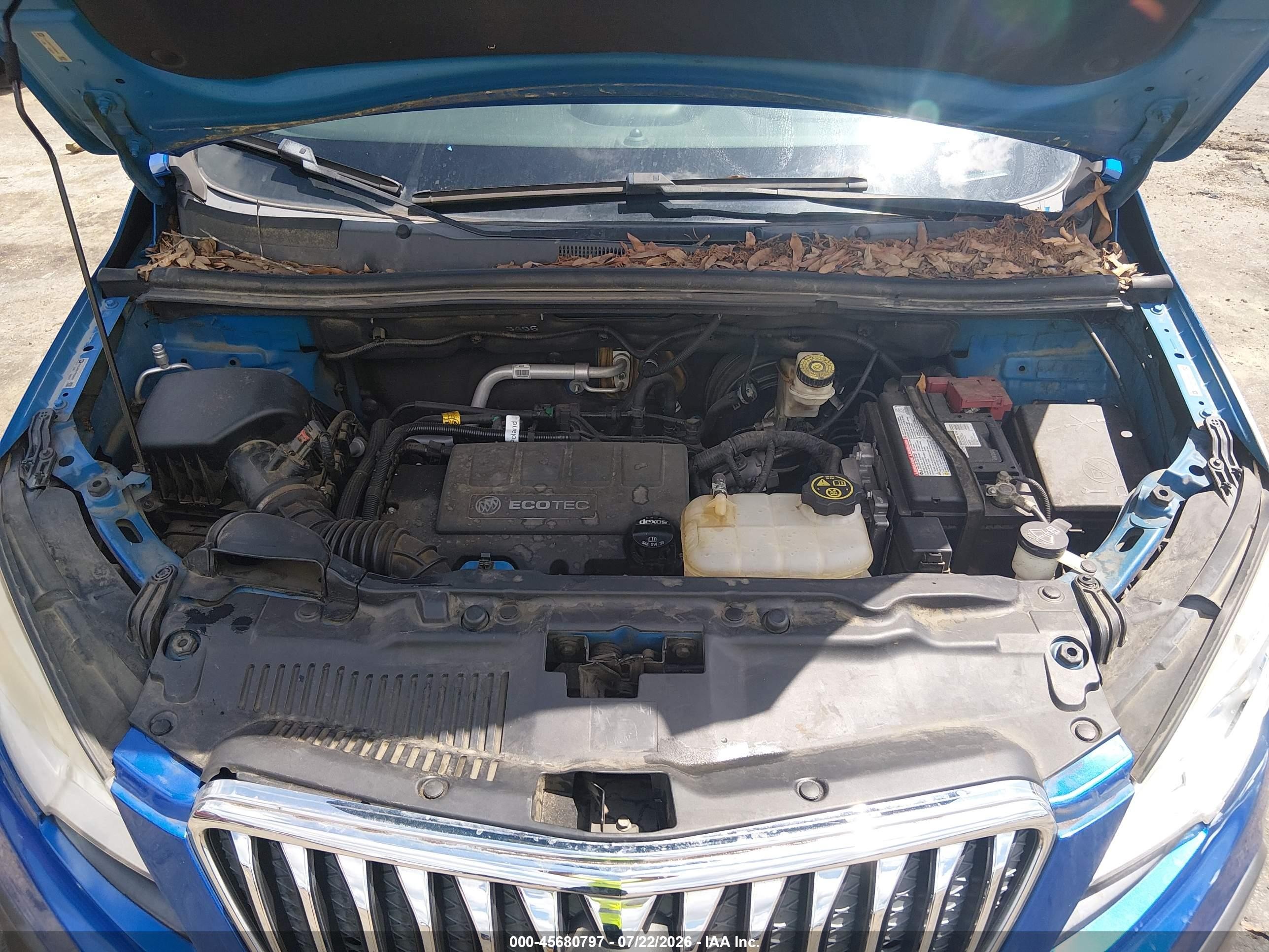 2015 Buick Encore   Blue vin: KL4CJASB7FB263642