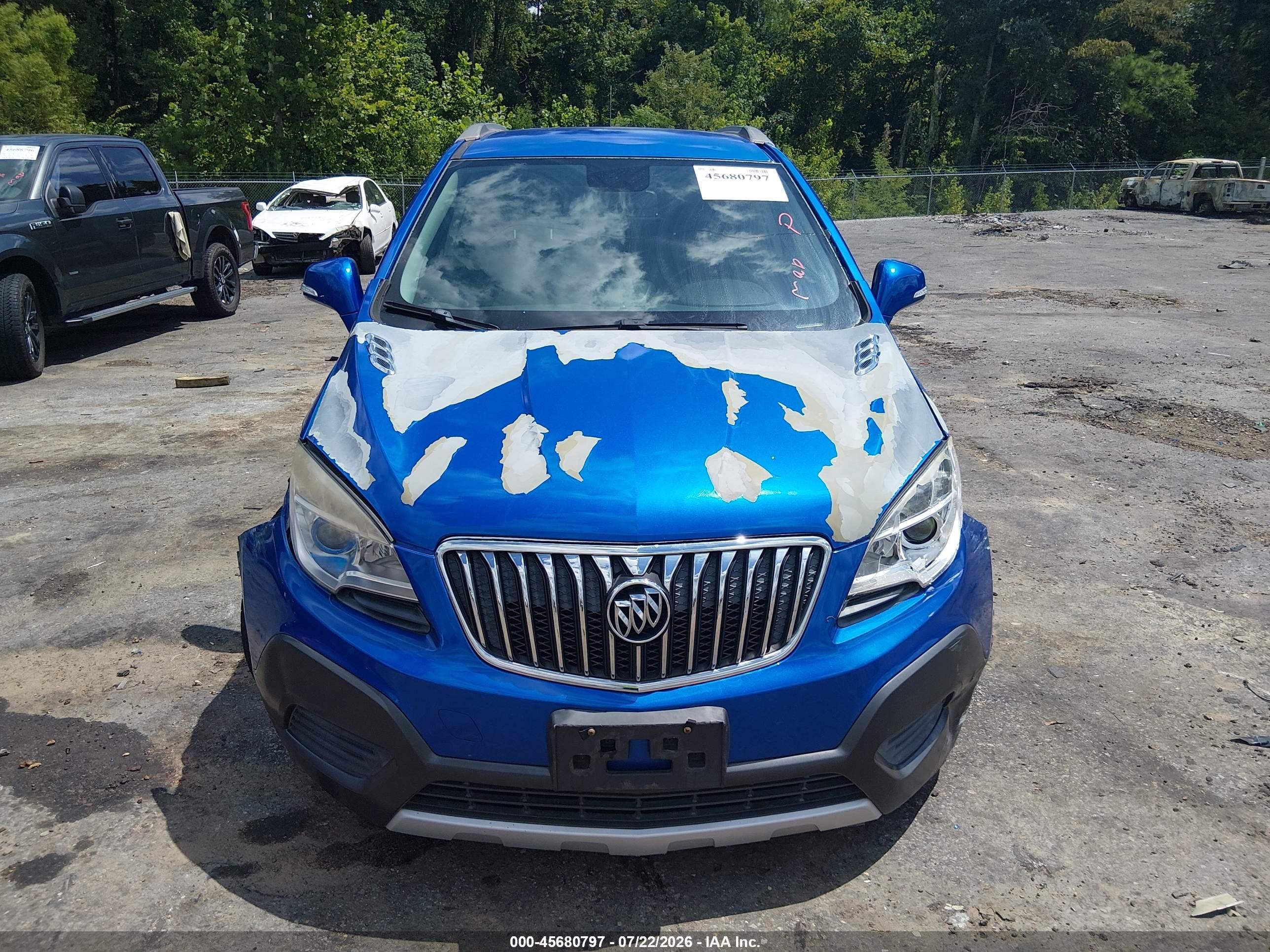 2015 Buick Encore   Blue vin: KL4CJASB7FB263642