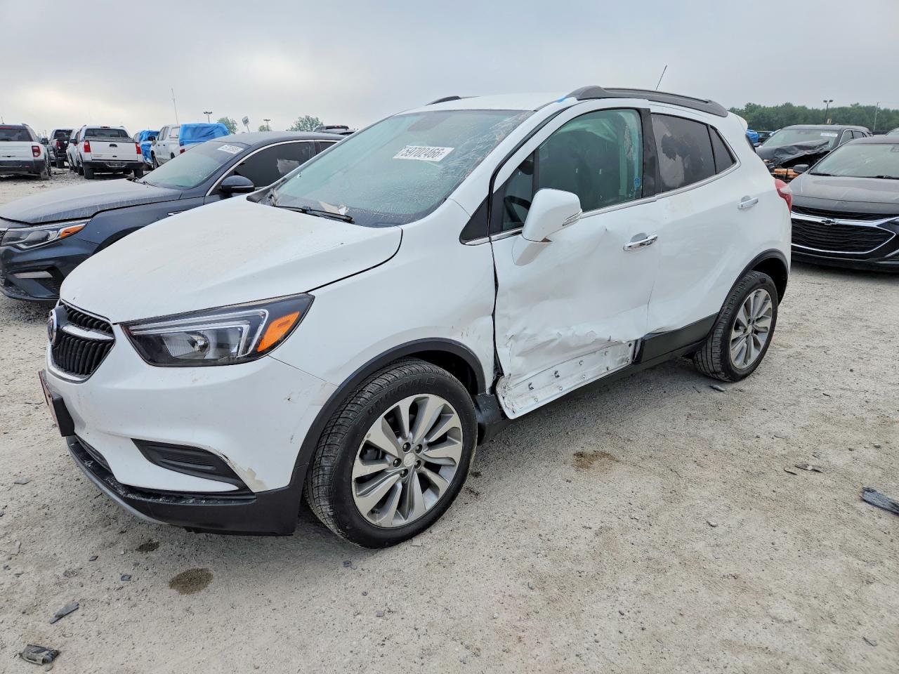 2017 Buick Encore Preferred White vin: KL4CJASB7HB161809