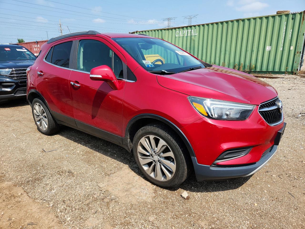 2018 Buick Encore Preferred Red vin: KL4CJASB7JB558703