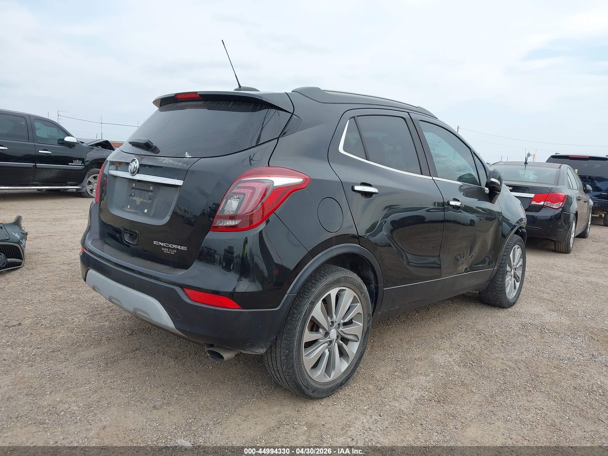 2019 Buick Encore Fwd Preferred Black vin: KL4CJASB7KB717561