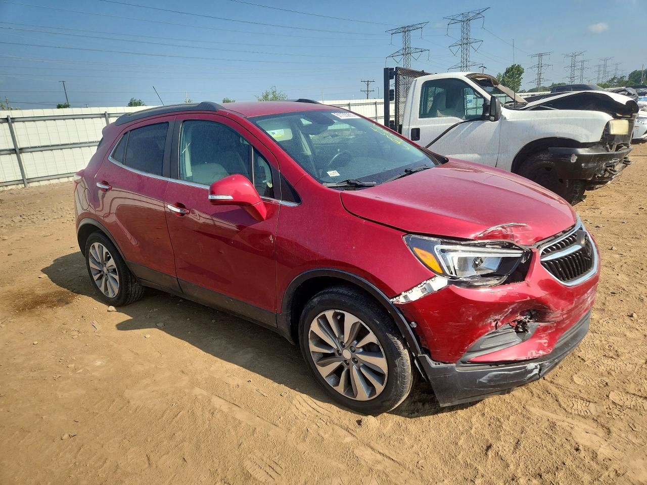 2019 Buick Encore Preferred Red vin: KL4CJASB7KB942577