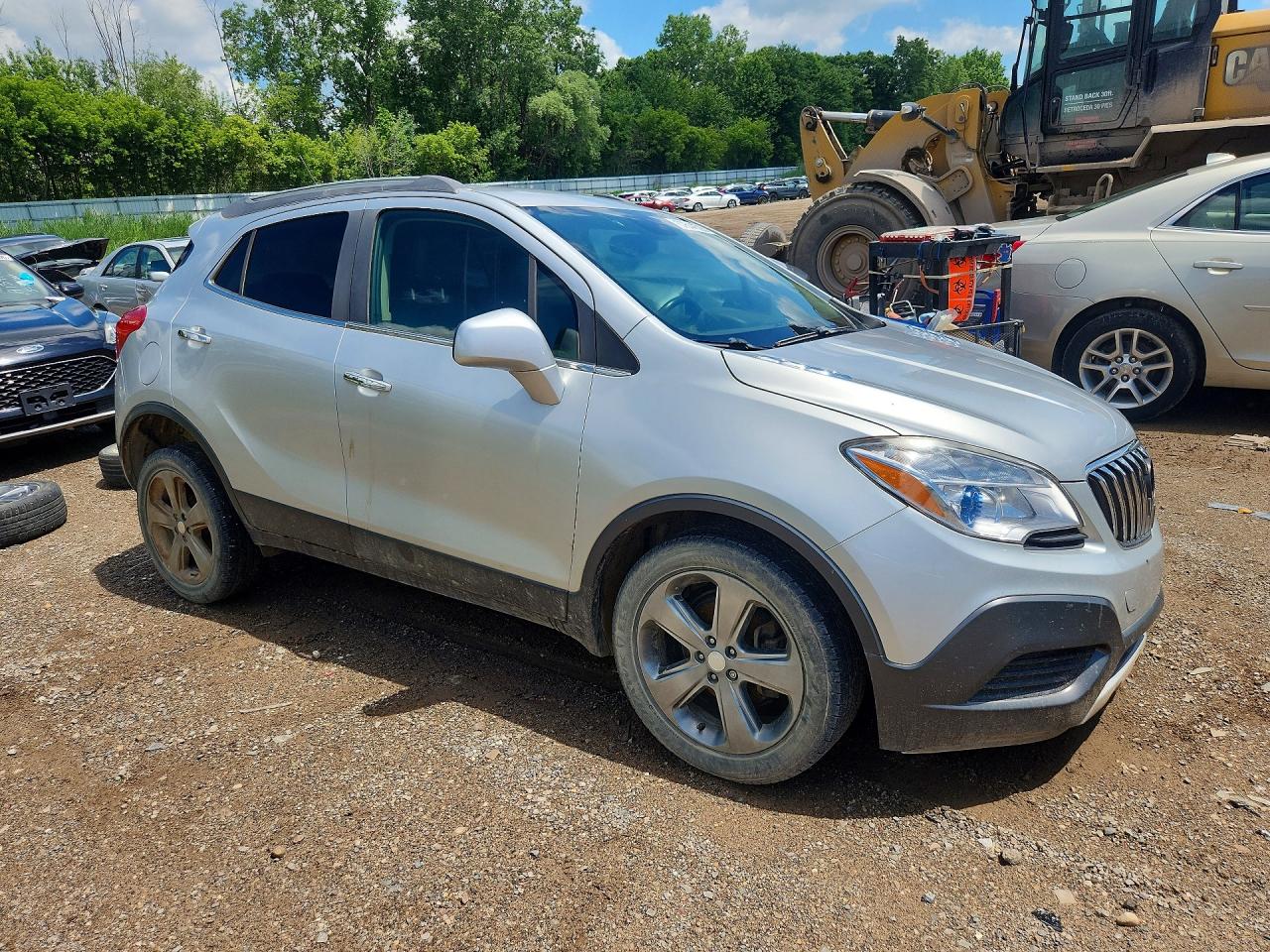 2013 Buick Encore Серебряный vin: KL4CJASB8DB185837