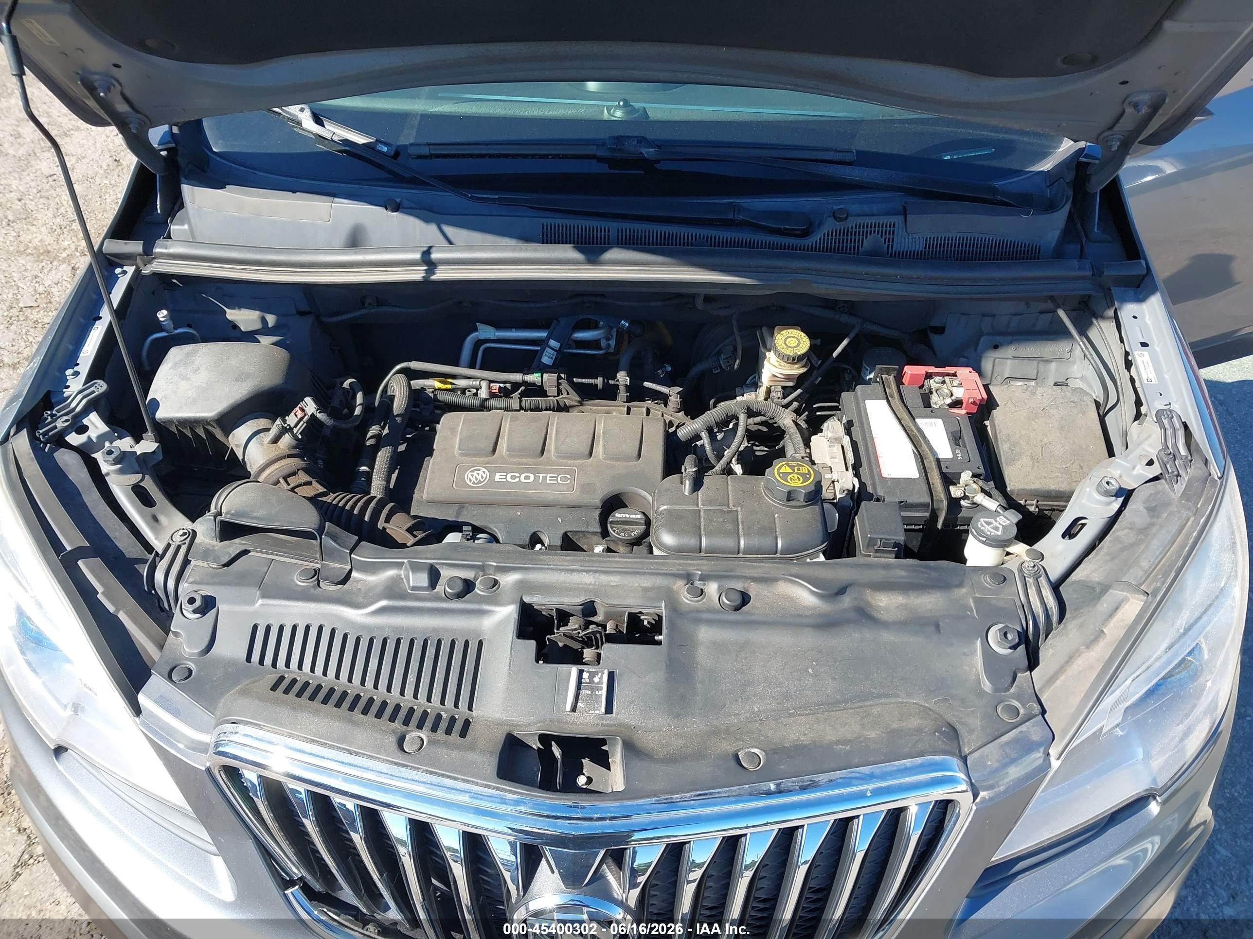 2014 Buick Encore   Gray vin: KL4CJASB8EB535663