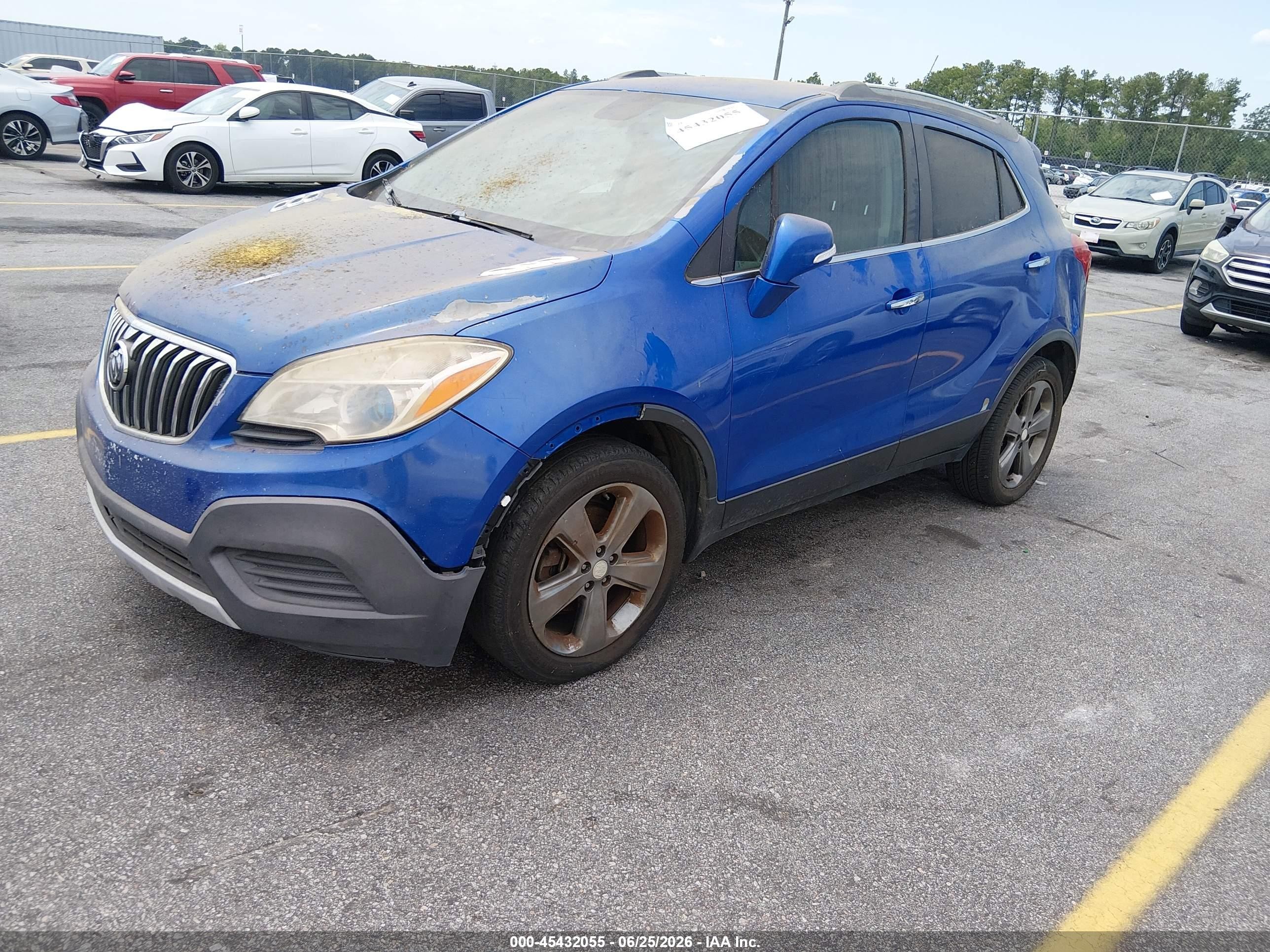 2014 Buick Encore   Blue vin: KL4CJASB8EB551622