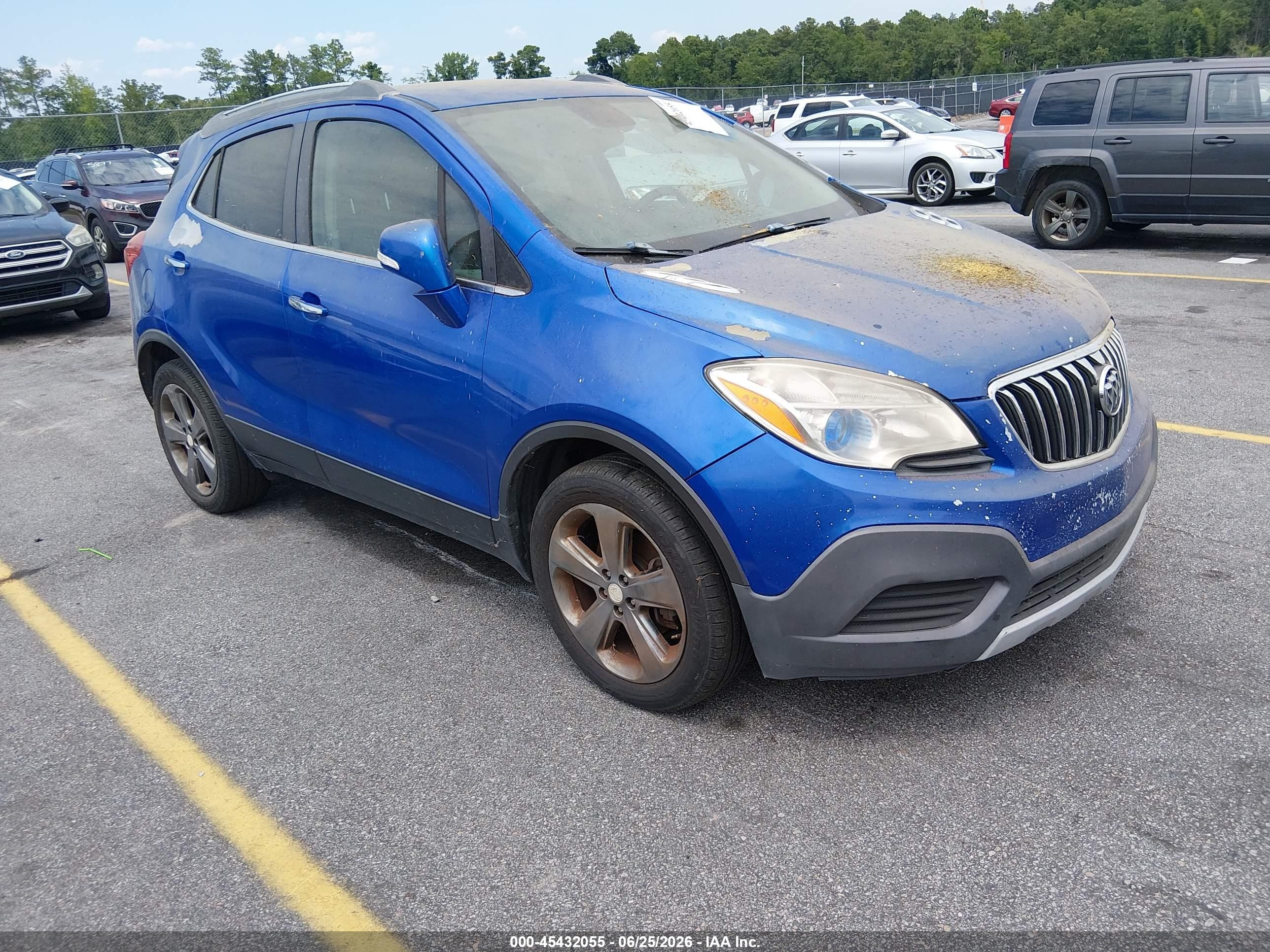 2014 Buick Encore   Blue vin: KL4CJASB8EB551622