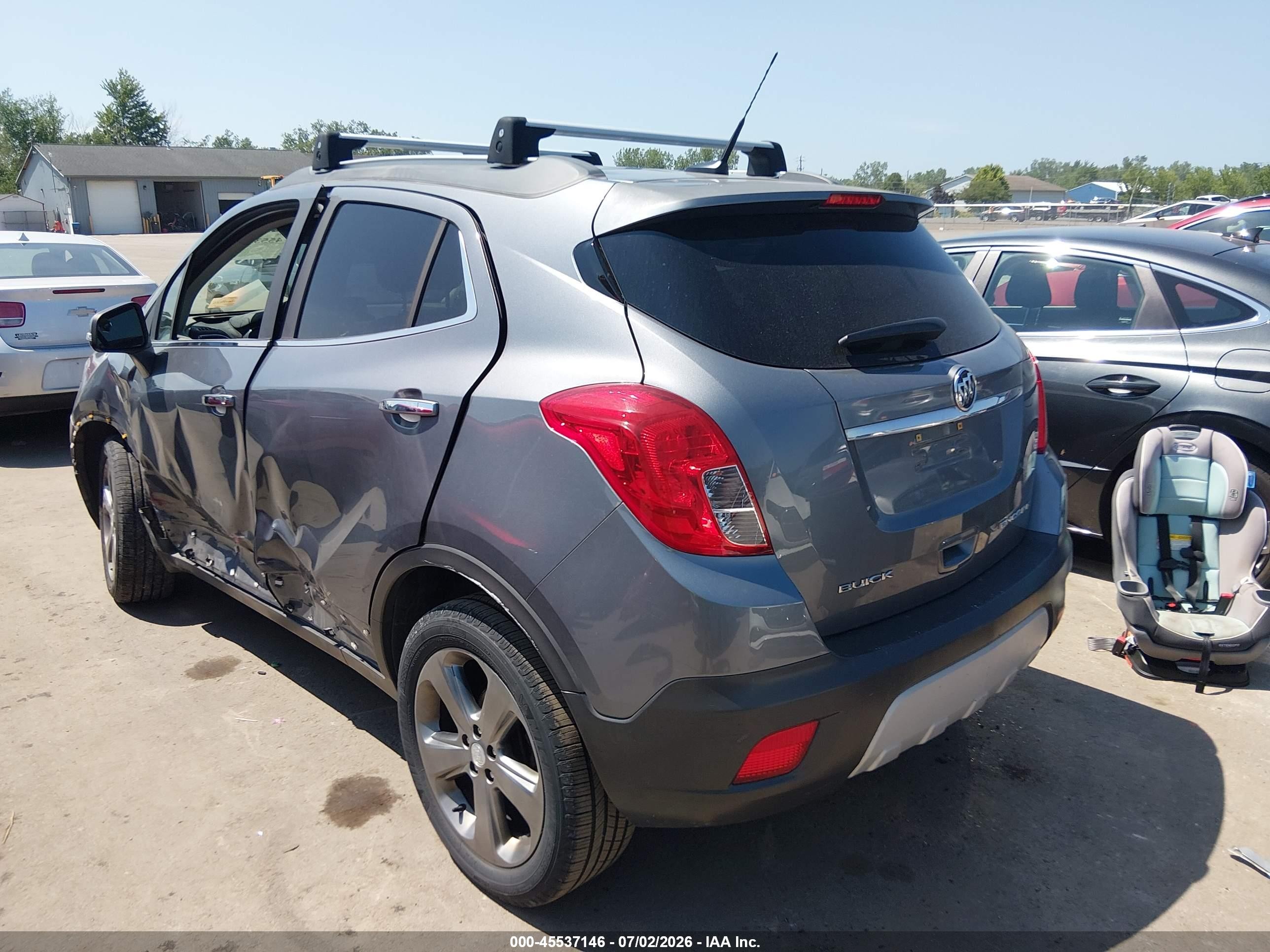 2014 Buick Encore   Gray vin: KL4CJASB8EB560921