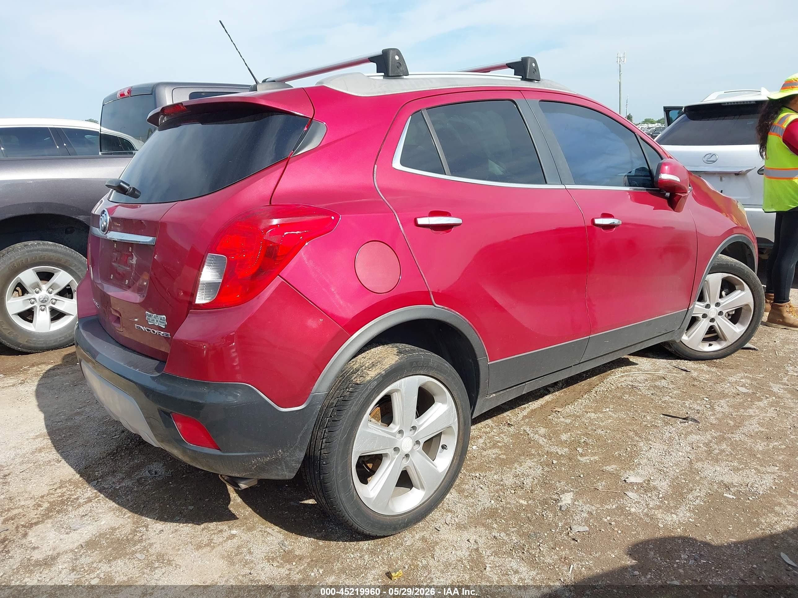 2015 Buick Encore   Red vin: KL4CJASB8FB121087