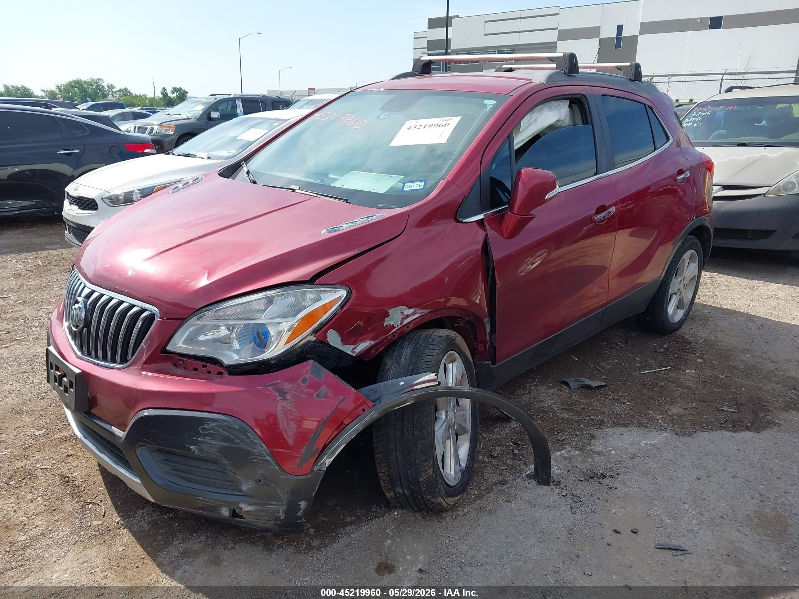 2015 Buick Encore   Red vin: KL4CJASB8FB121087