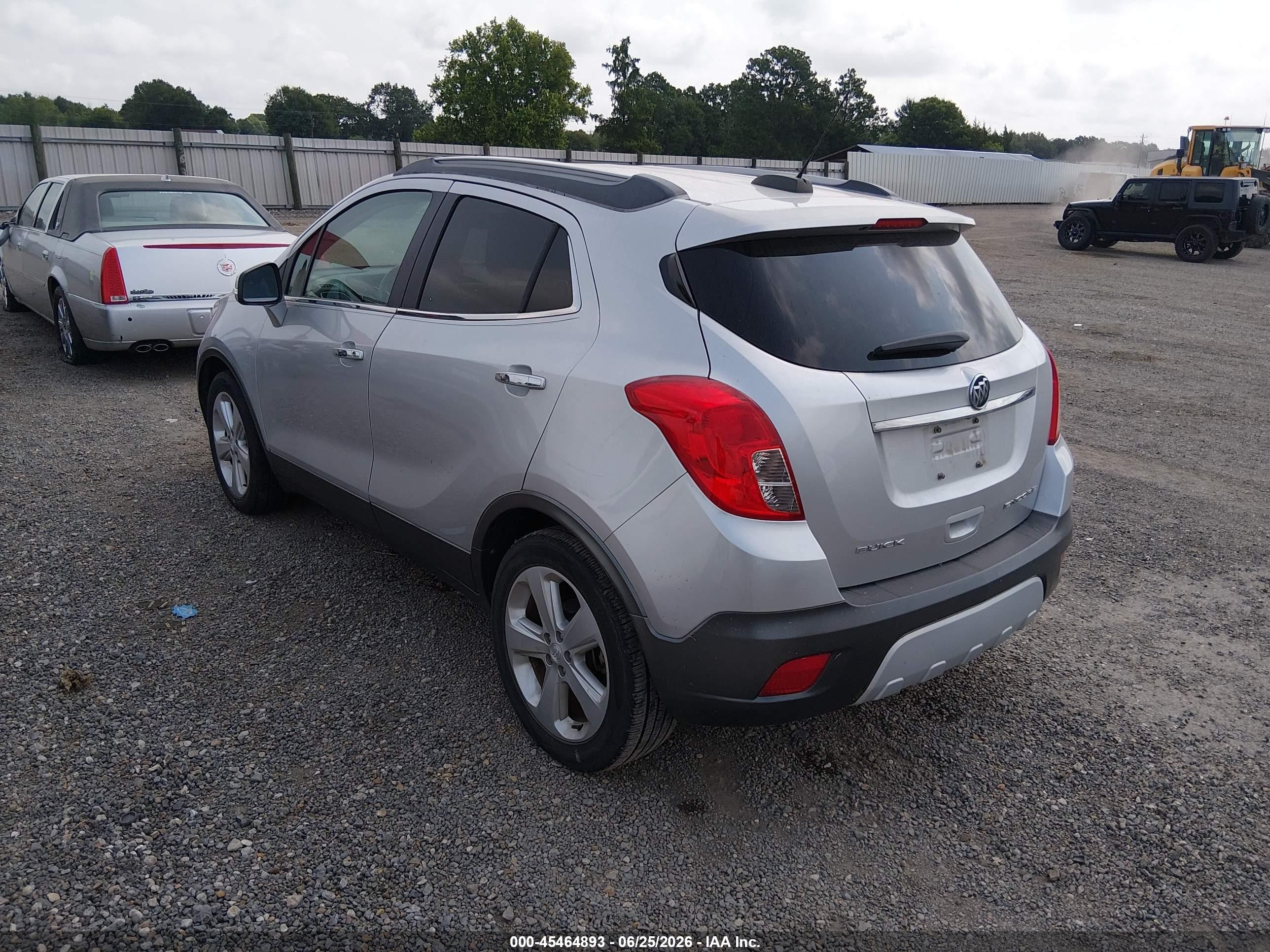 2015 Buick Encore   Silver vin: KL4CJASB8FB156521
